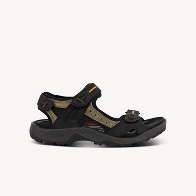 Ecco Offroad features adjustable straps and rubber outsole at Profeet Footwear. Lightweight hiking sandal for trail comfort. Shop now.