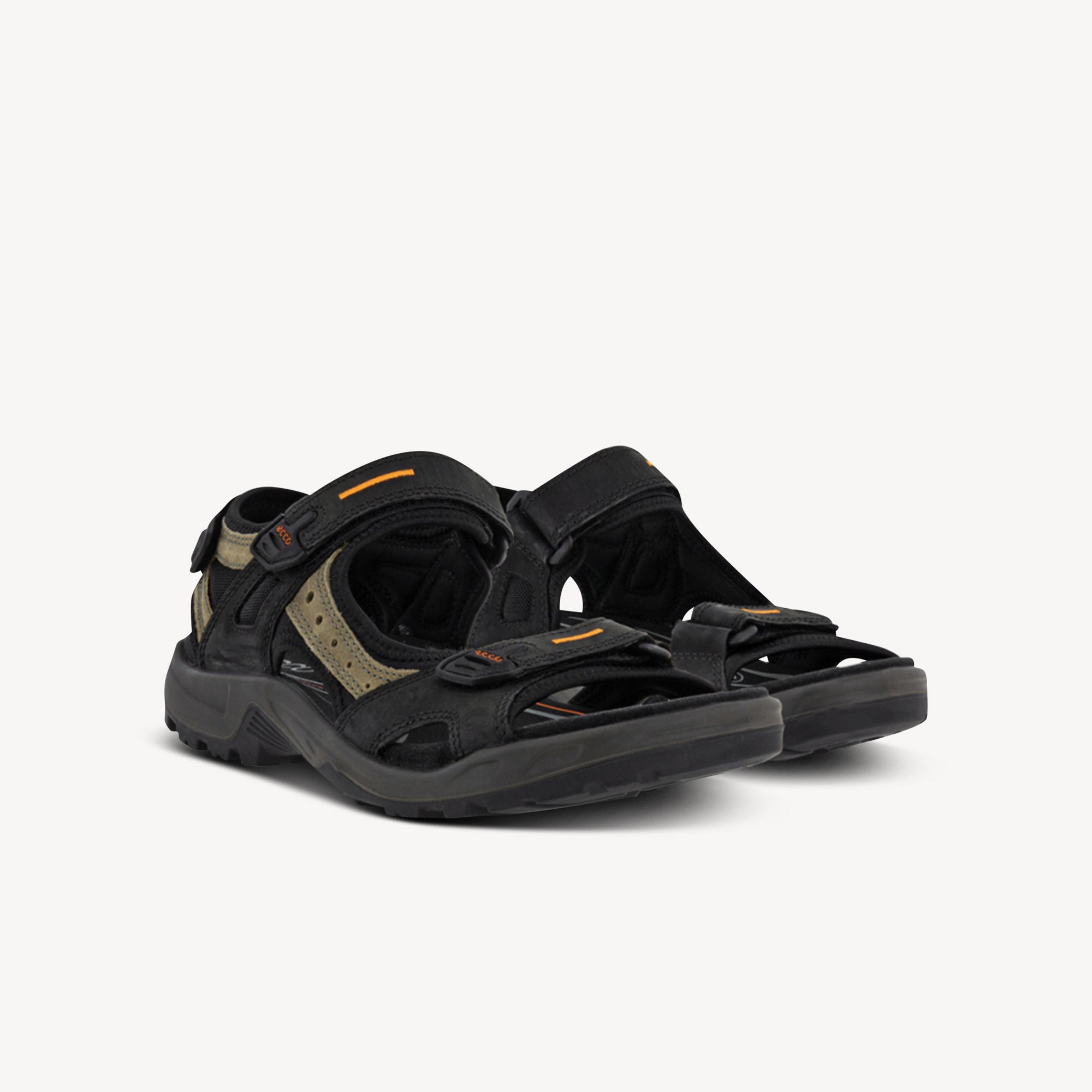 Ecco Offroad Sandal Black / Mole / Black Mens