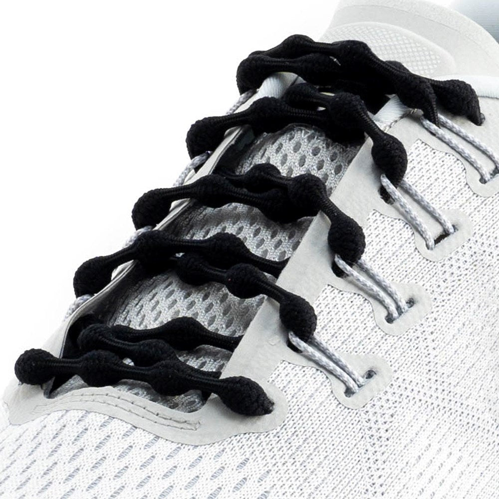 Caterpy No Tie Shoelaces - Adult Jaguar Black