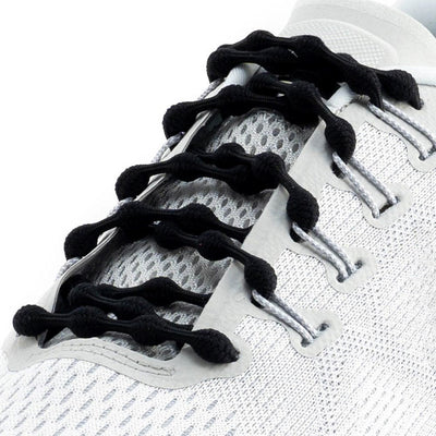 Caterpy No Tie Shoelaces Jaguar Black Adults