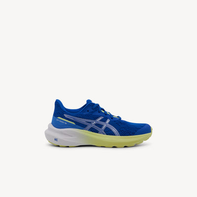 ASICS GT-1000 13 GS features reliable stability support and durable comfort at Profeet Footwear. Purpose-built shoe for active kids. Expert-fitted.