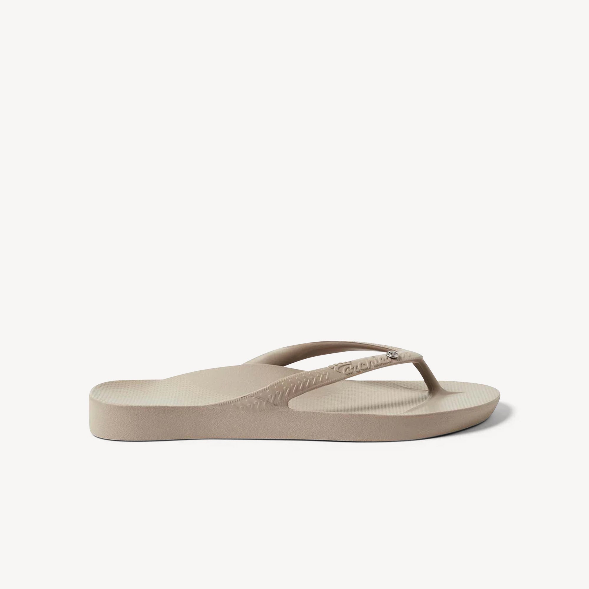 Archies Thongs Crystal Taupe
