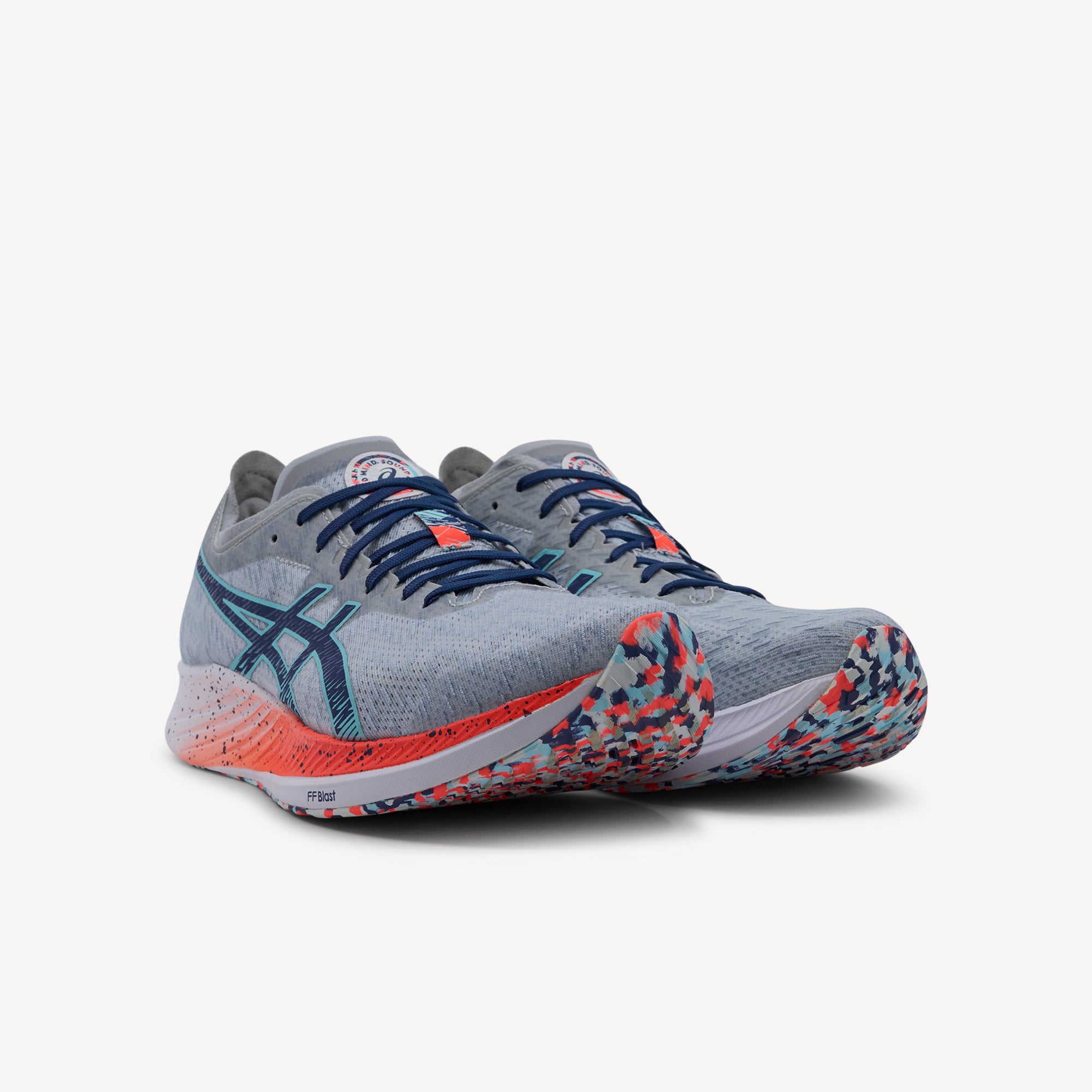 Asics Magic Speed Glacier Grey / Thunder Blue Mens