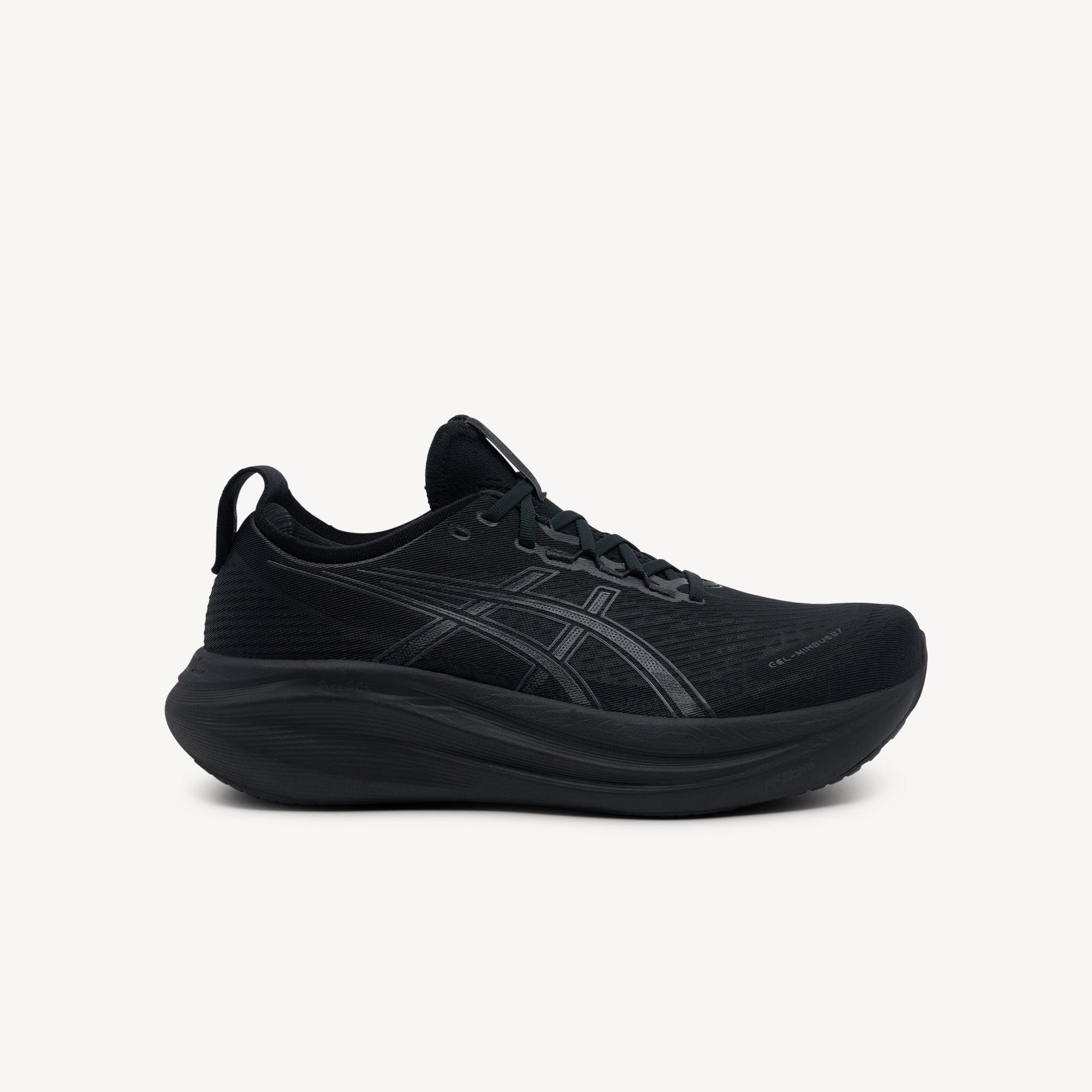 Asics Gel Nimbus 27 Black / Graphite Grey Mens