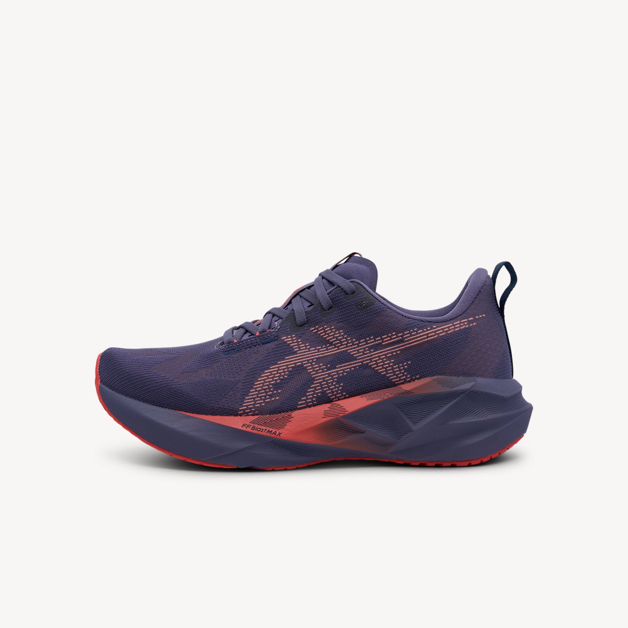 Asics Novablast 5 Greyish Purple / Coral Reef Womens