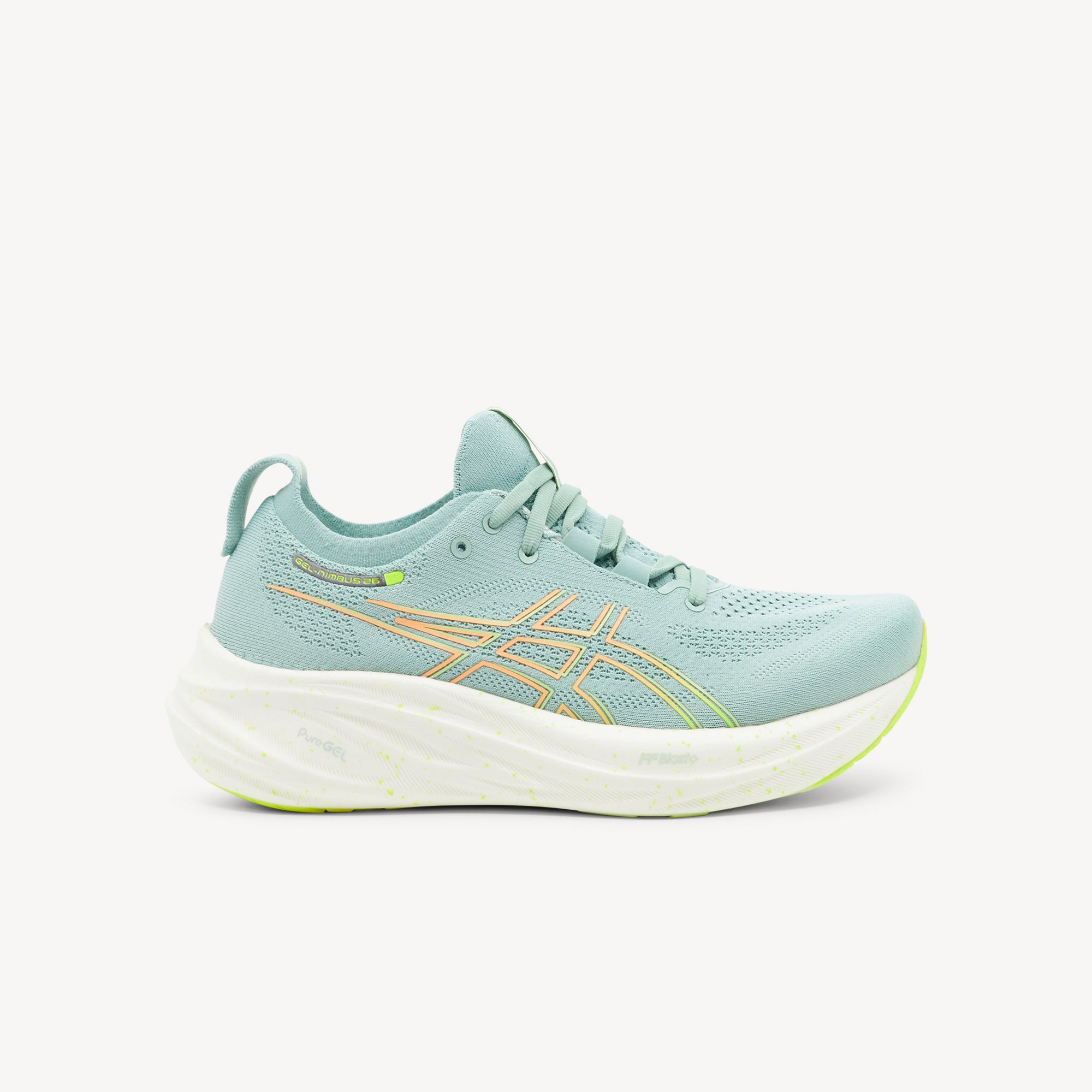Asics Gel-Nimbus 26 Light Celadon / Safety Yellow Womens