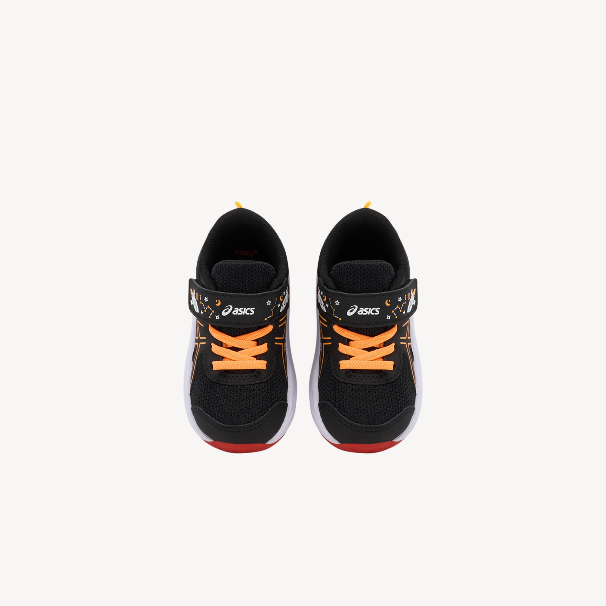 Asics Contend 9 TS School Yard Black / Orange Pop Kids