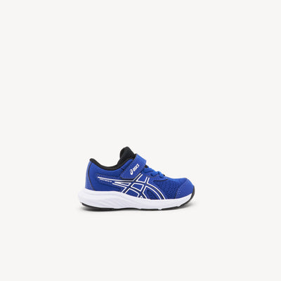 ASICS CONTEND 9 TS features durable construction and easy-on closure at Profeet Footwear. Purpose-built shoe for toddlers. Expert-fitted.