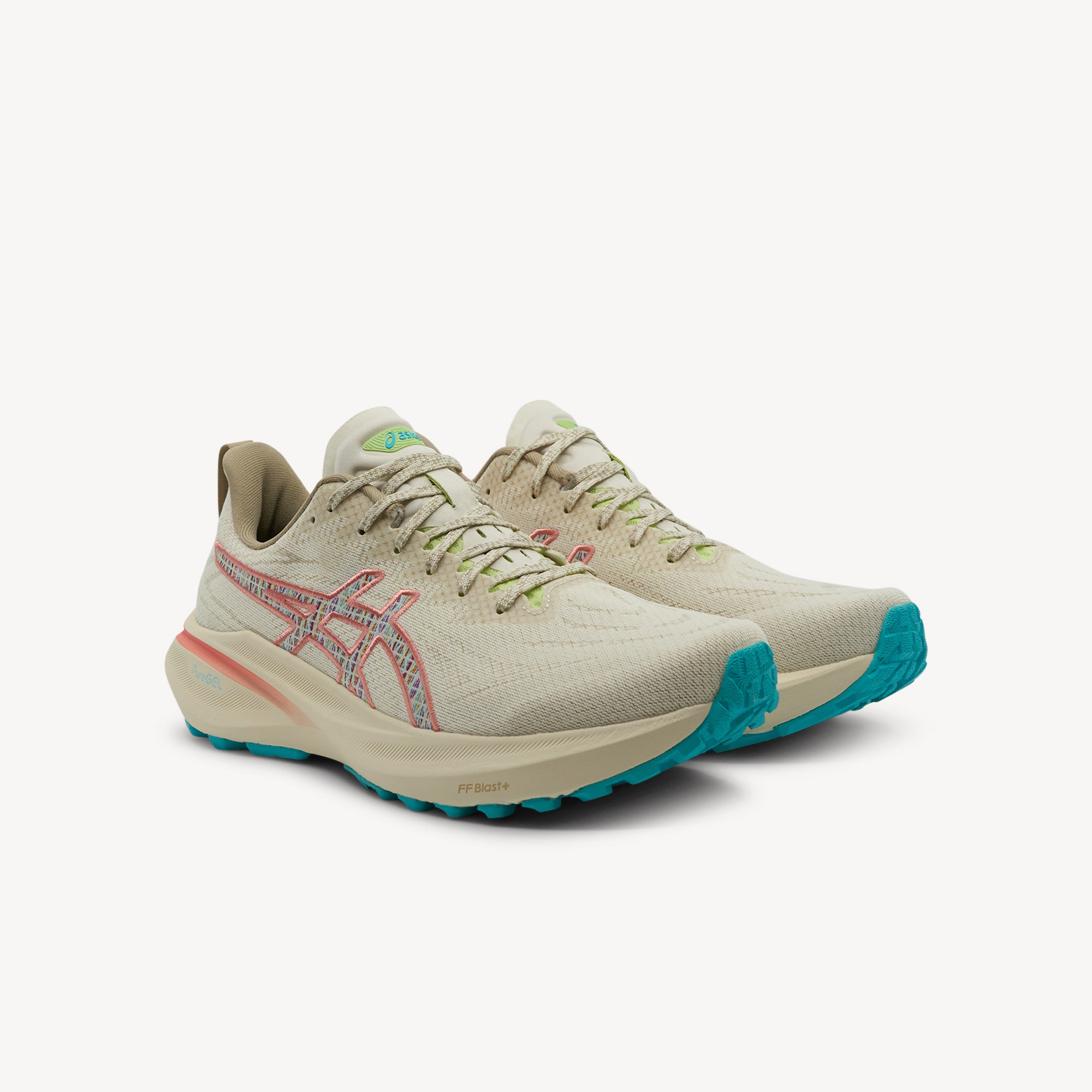 ASICS GT-2000 13 TR Women's trail shoes at ProFeet. Stability technology, trail-ready design, nature bathing colorway. Expert-fitted performance for overpronators.