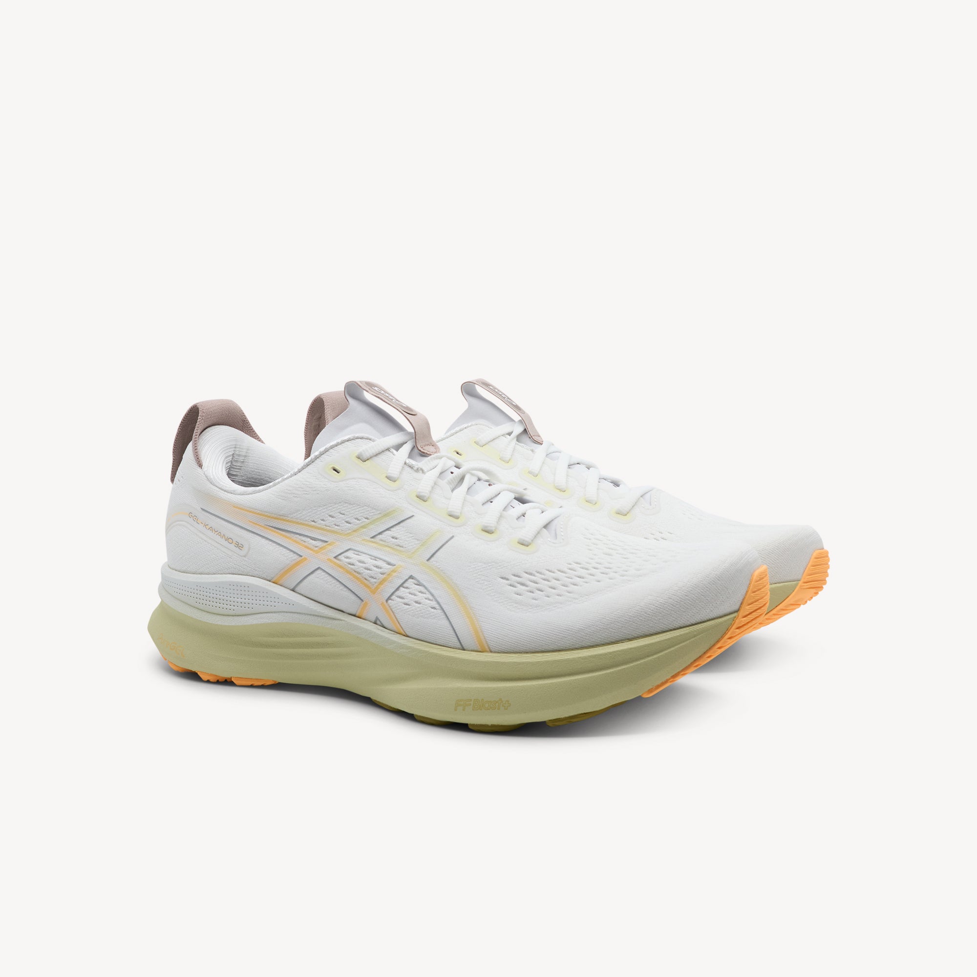 Asics Gel-Kayano 32 White / Orange Glow Mens