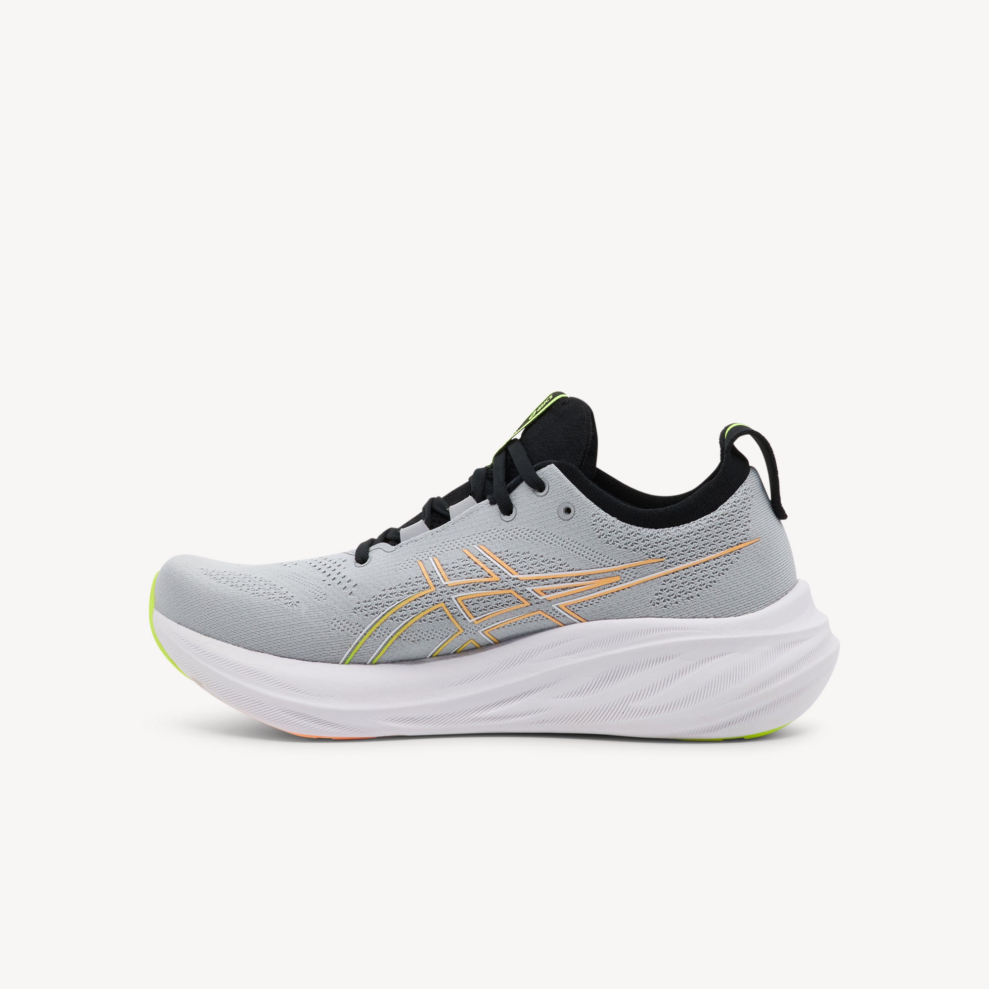 Asics Gel Nimbus 26 Piedmont Grey / Safety Yellow Mens