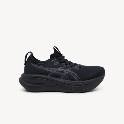 ASICS GEL-NIMBUS 28 features premium cushioning technology and plush comfort at Profeet Footwear. Purpose-built running shoe for women. Expert-fitted.