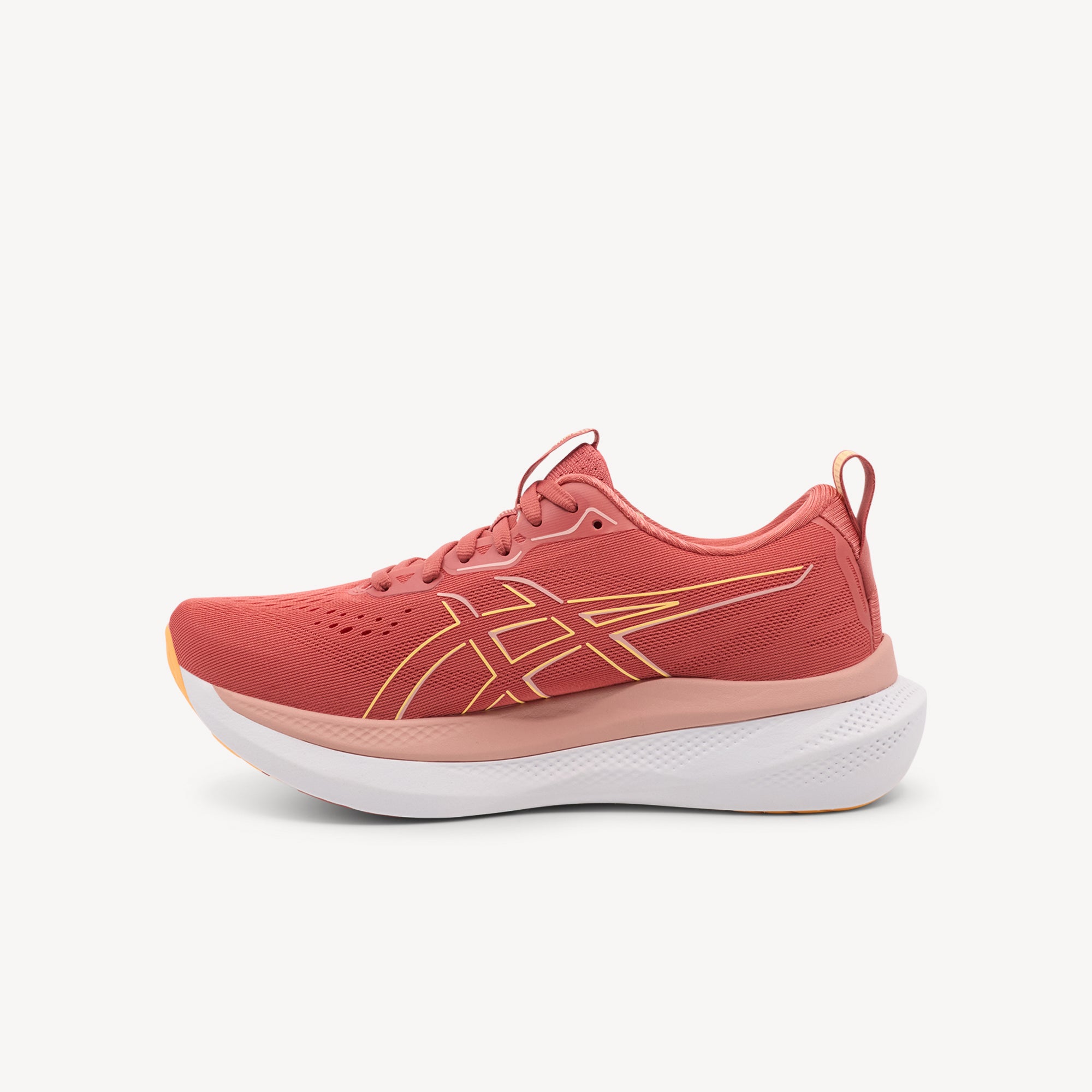 Asics Glideride Max Dark Pink Clay / Orange Glow Womens