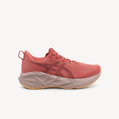 ASICS NOVABLAST 5 features energetic cushioning and responsive bounce at Profeet Footwear. Purpose-built running shoe for women. Expert-fitted.