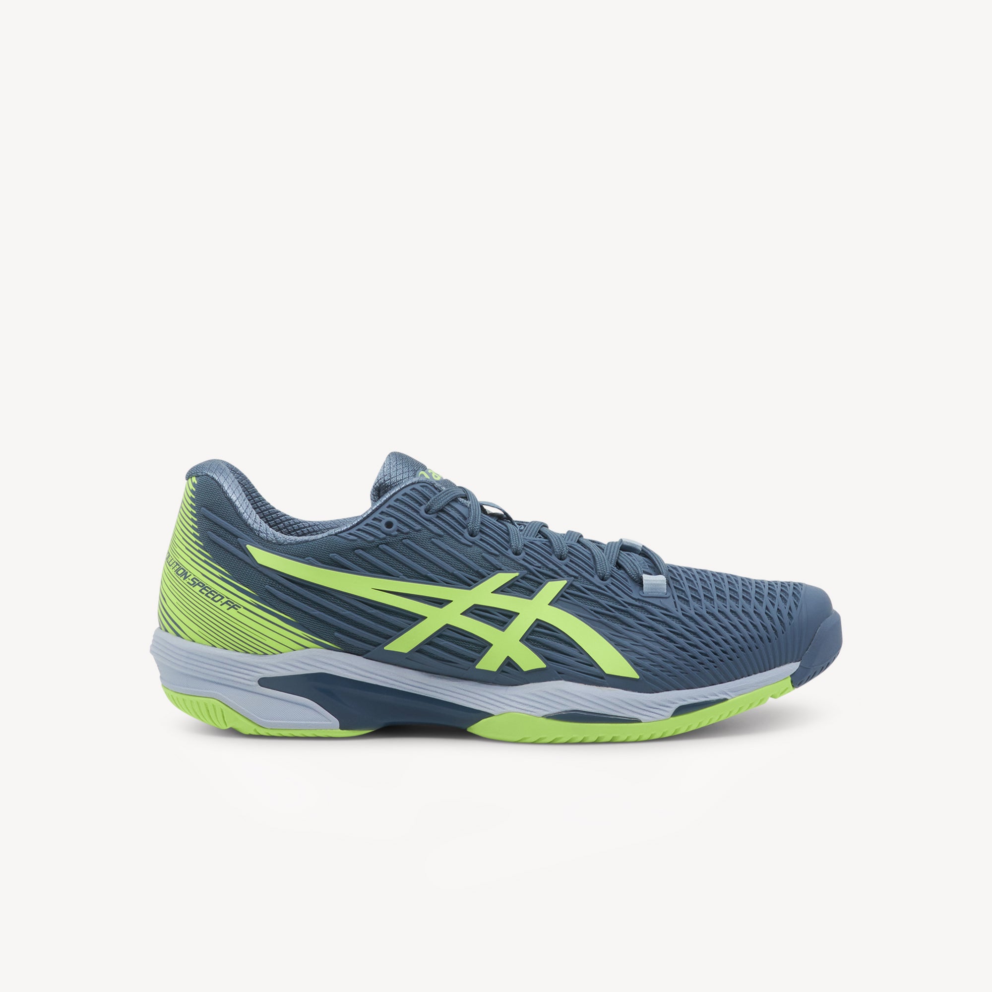 ASICS Solution Speed FF 2 Steel Blue / Hazard Green Men
