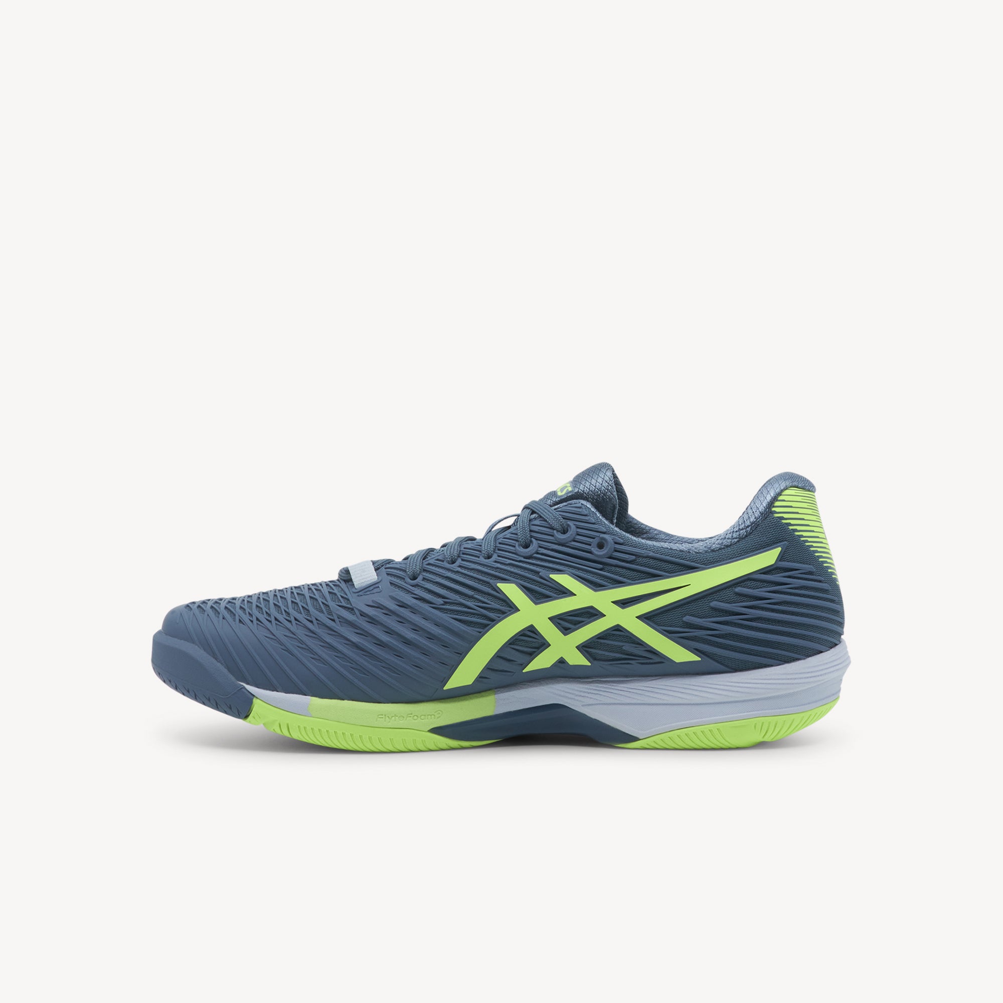 ASICS Solution Speed FF 2 Steel Blue / Hazard Green Men