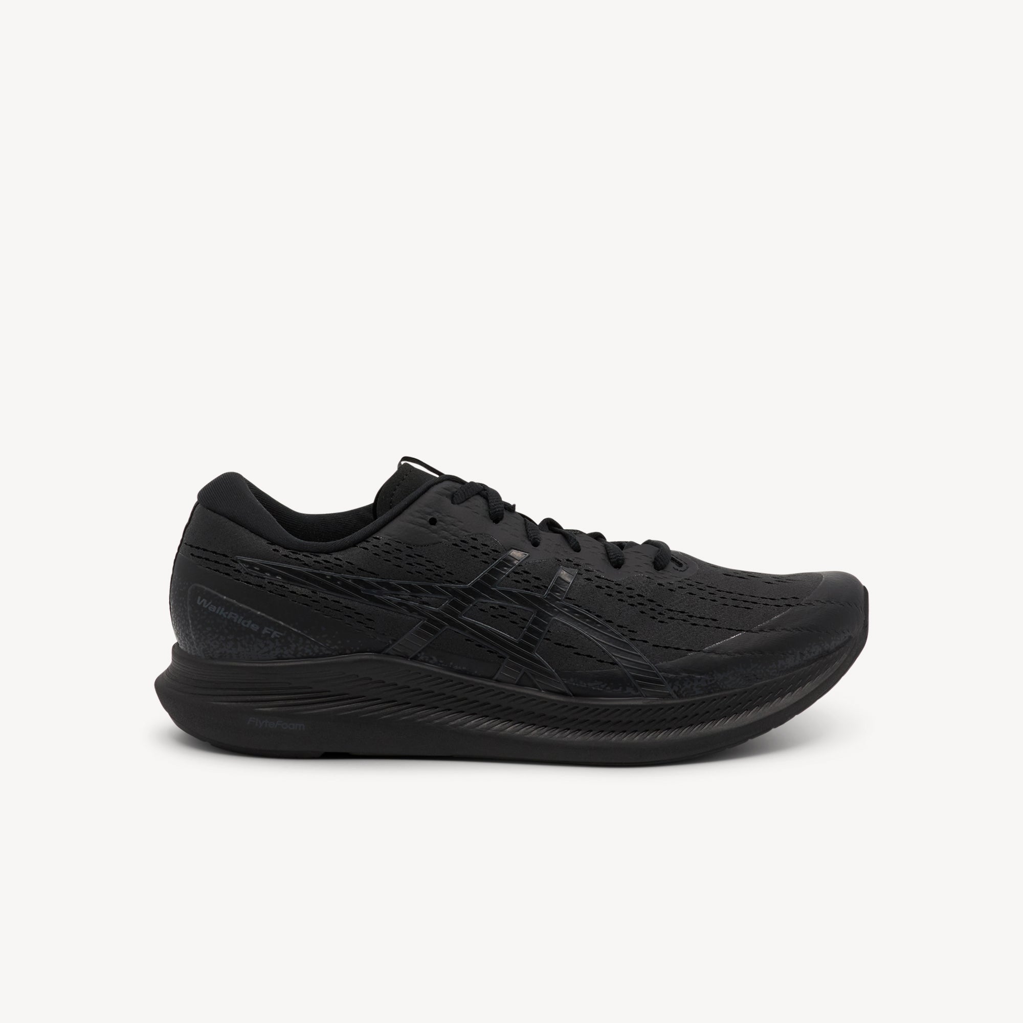 ASICS WALKRIDE FF features innovative rocker design and lightweight comfort at Profeet Footwear. Purpose-built walking shoe for men. Expert-fitted.