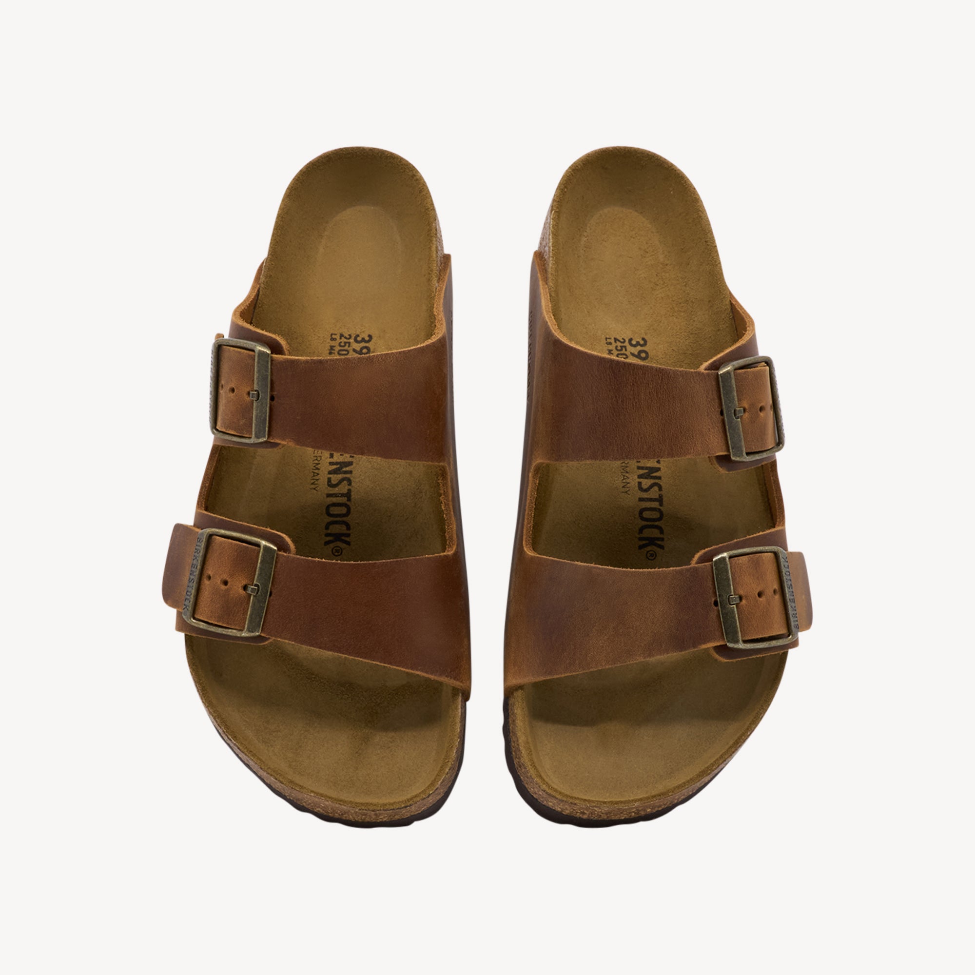 Birkenstock Arizona Cognac Oiled Leather Unisex
