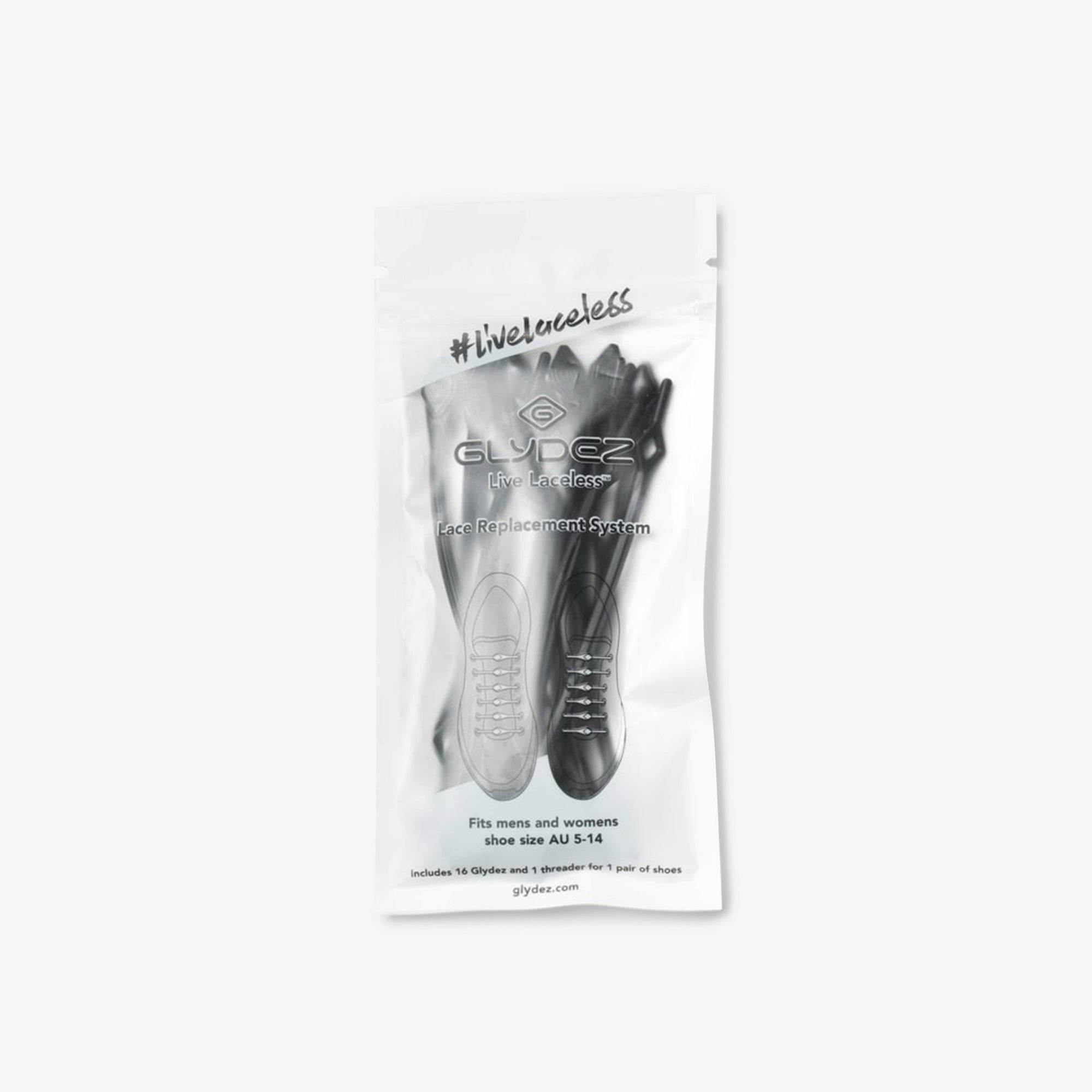 Glydez Laces - Adult Black