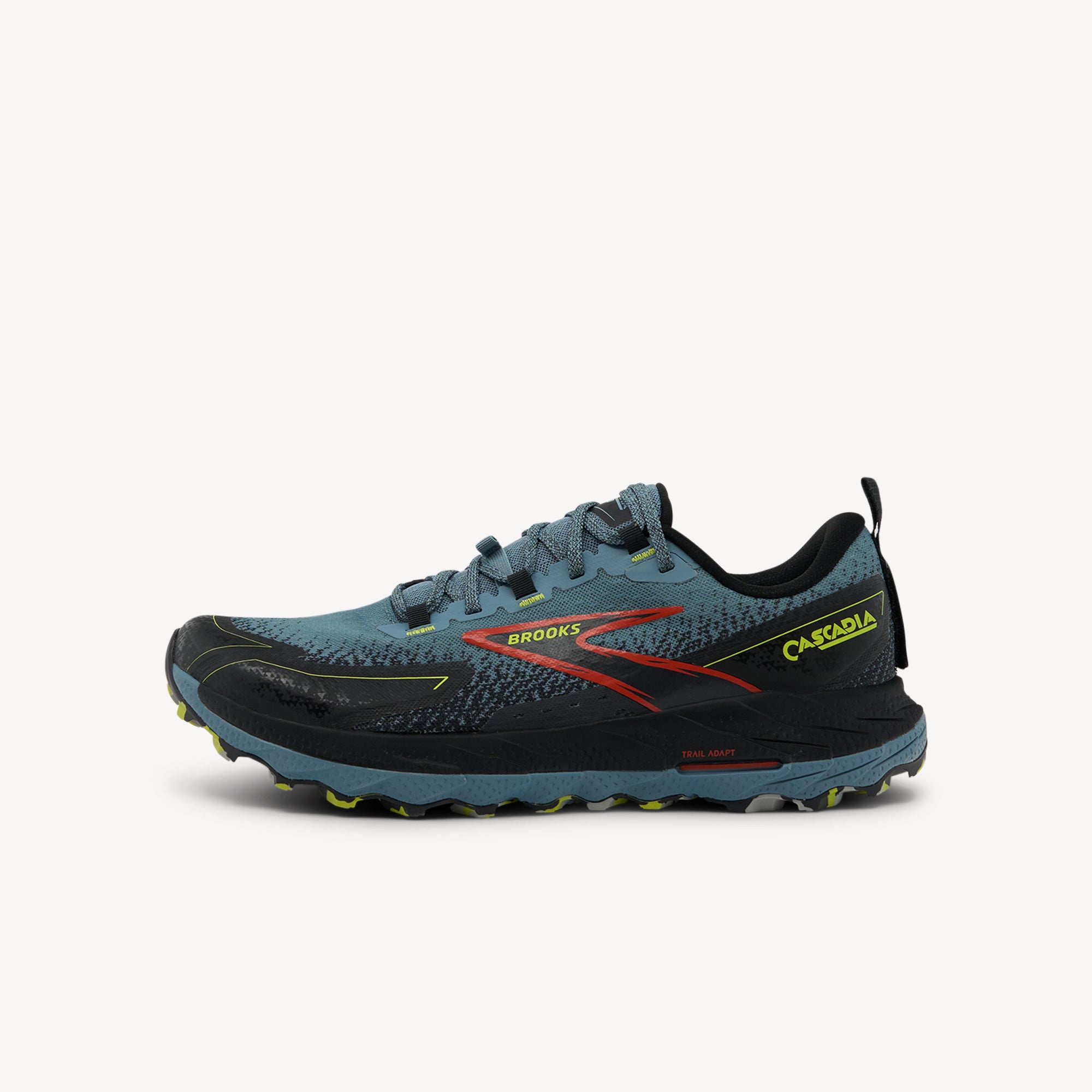 Brooks Cascadia 18 Citadel / Ebony / Lime Mens