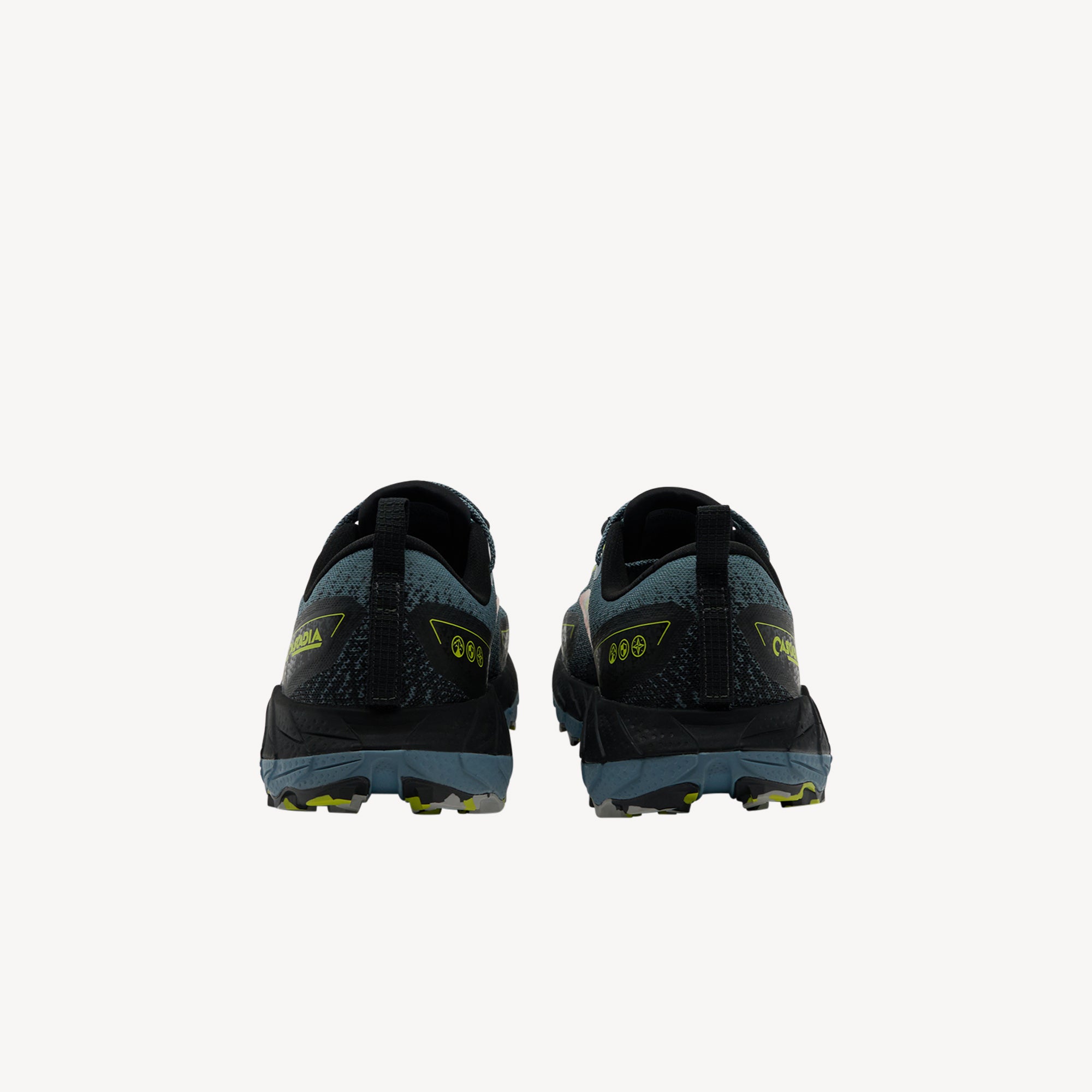 Brooks Cascadia 18 Citadel / Ebony / Lime Mens