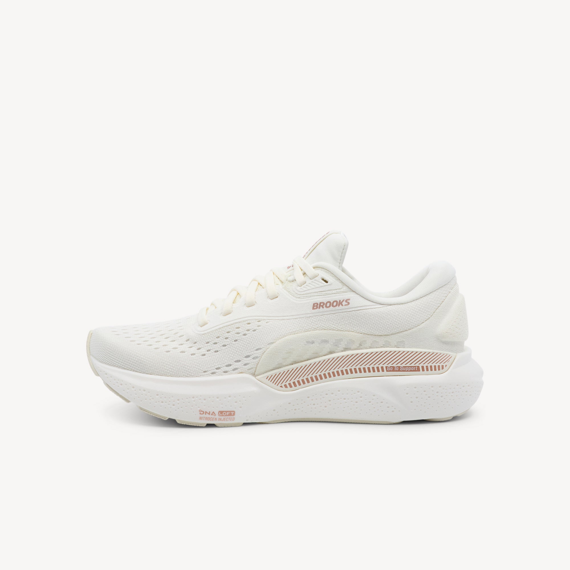 Brooks Adrenaline GTS 24 Coconut / Rose Gold / White Womens
