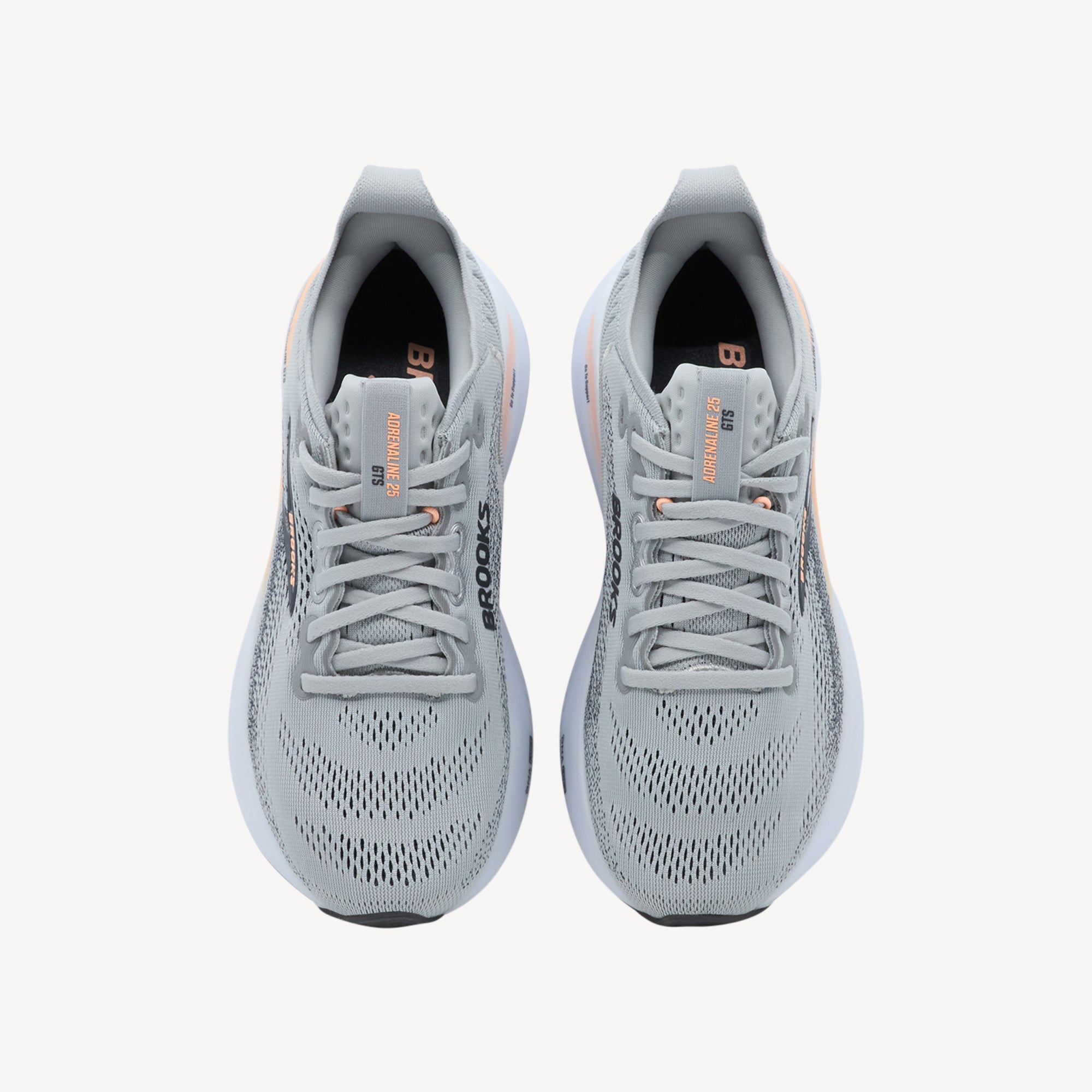 Brooks Adrenaline GTS 25 Grey / Blackened Pearl / Coral Womens