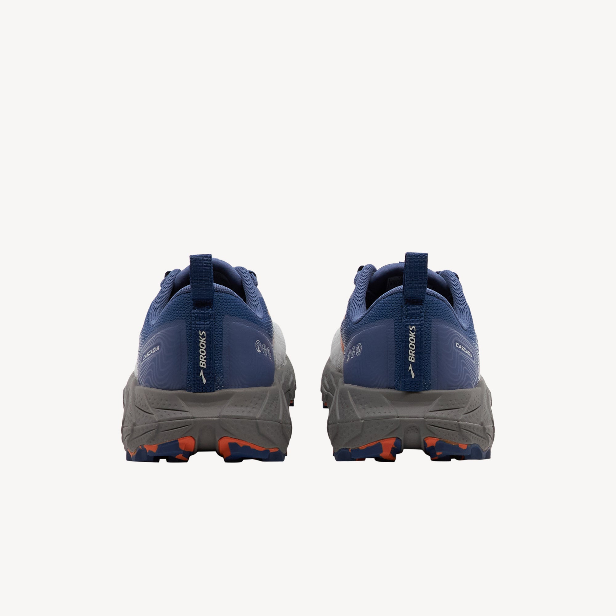 Brooks Cascadia 17 Blue / Navy / Firecracker Mens