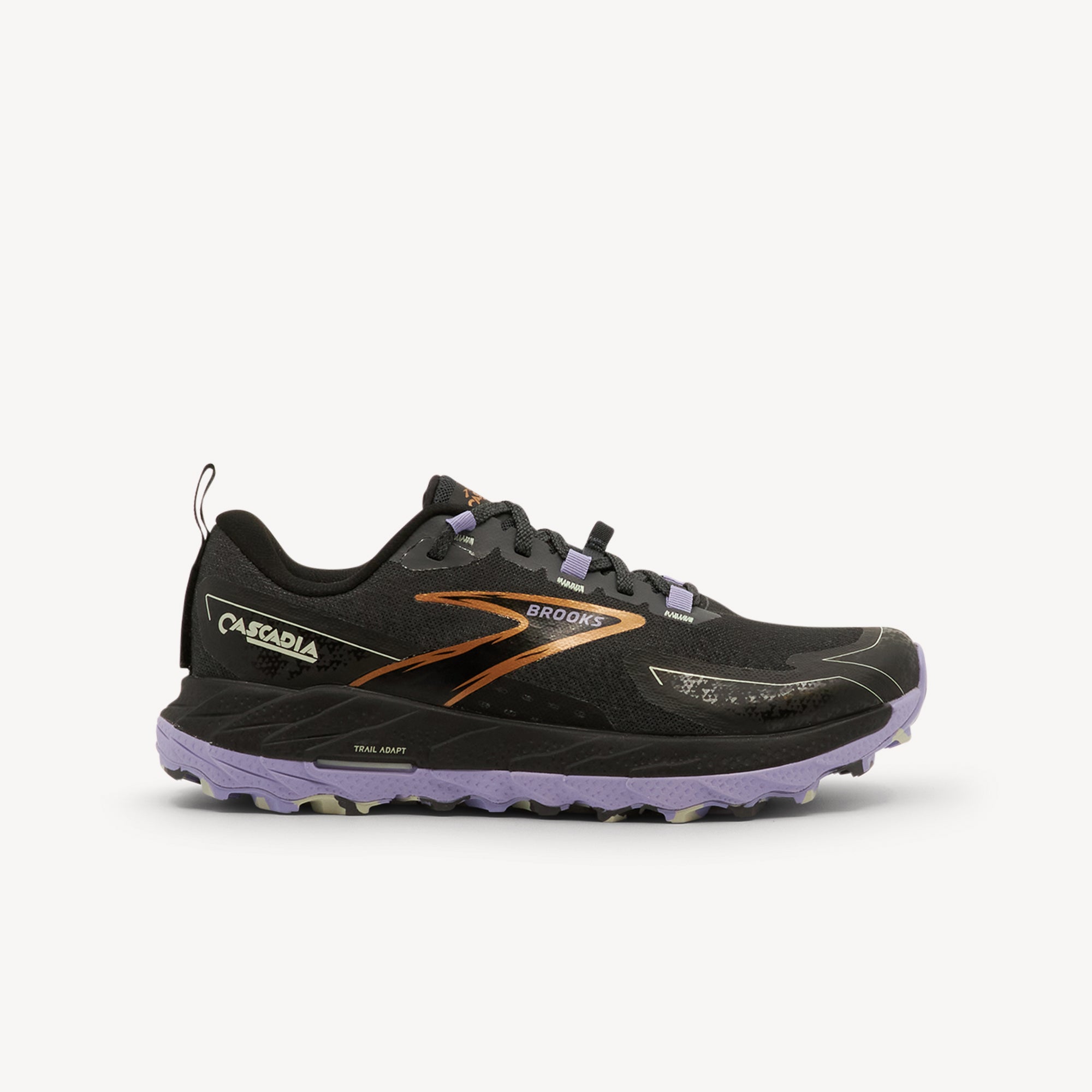 Brooks Cascadia 18 Ebony / Lavender / Copper Womens