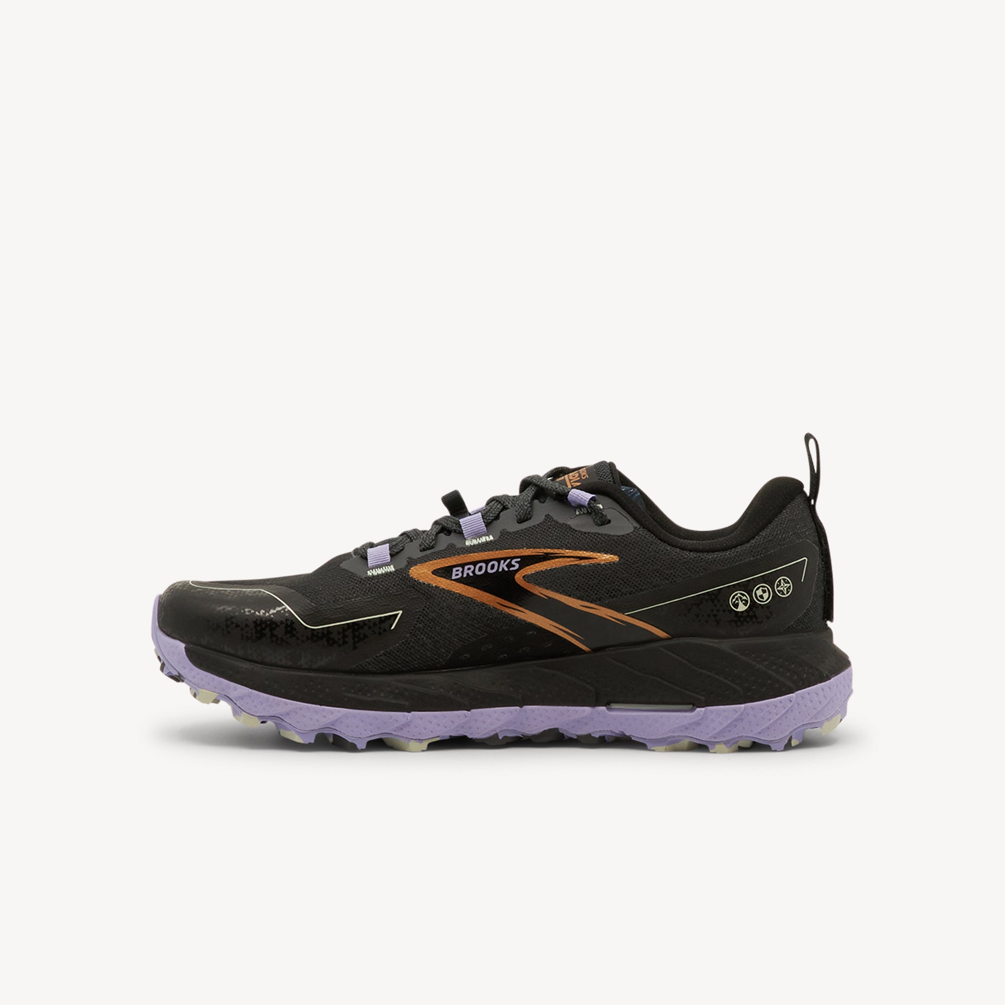 Brooks Cascadia 18 Ebony / Lavender / Copper Womens