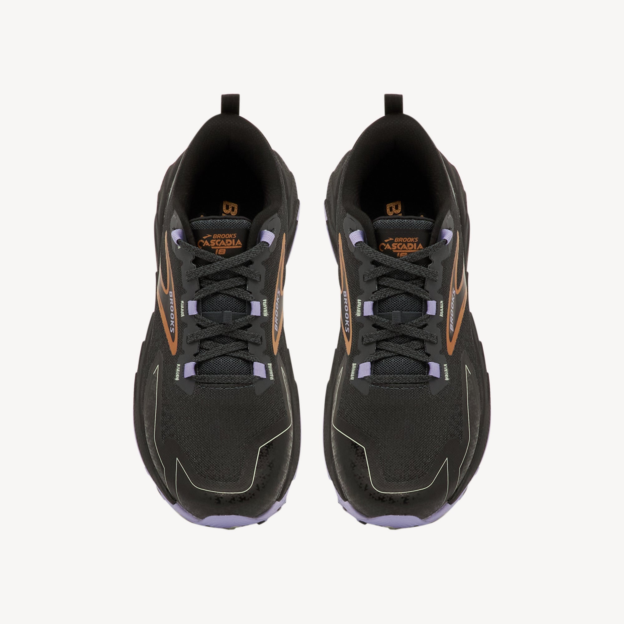 Brooks Cascadia 18 Ebony / Lavender / Copper Womens