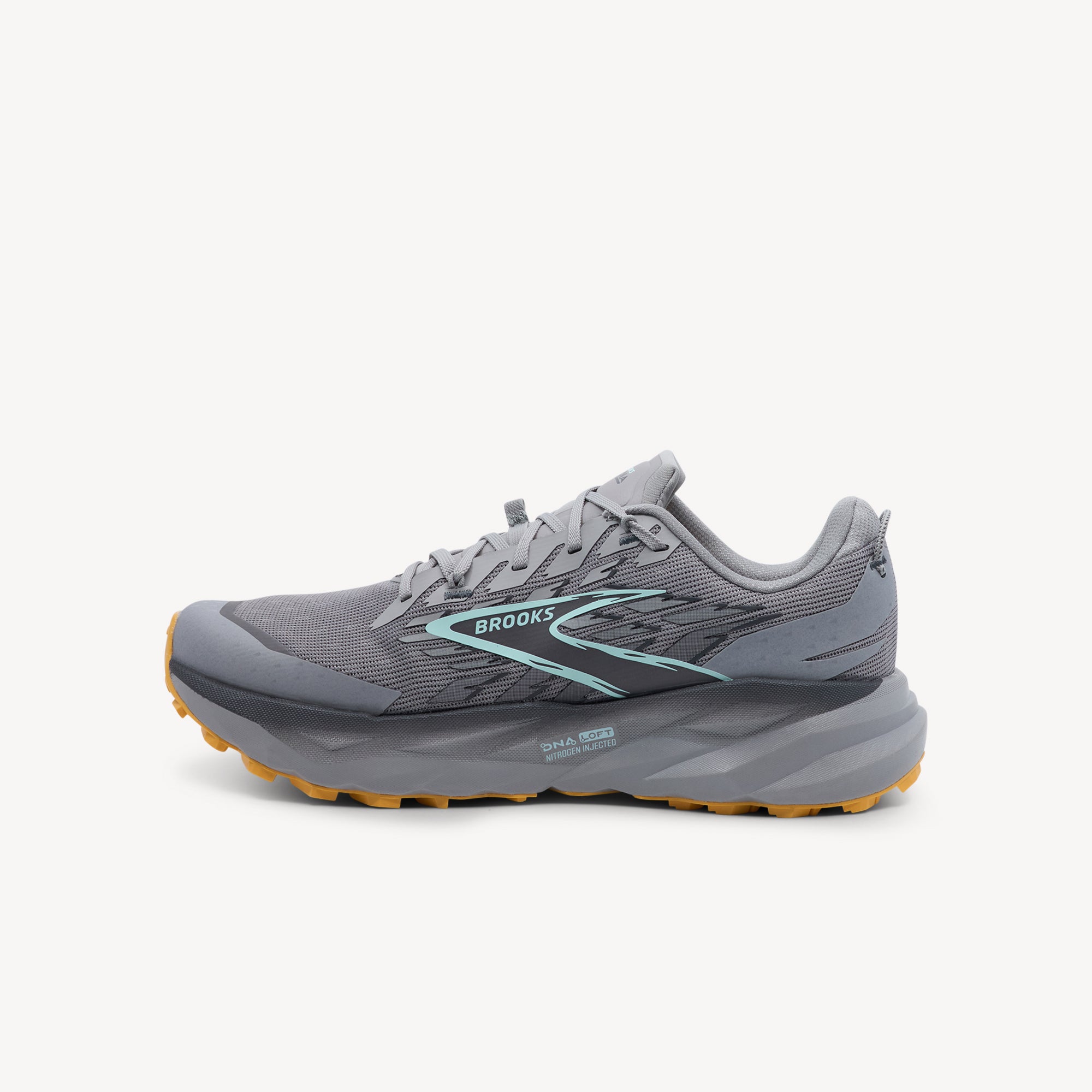 Brooks Cascadia 19 Alloy / Ebony / Orange Mens