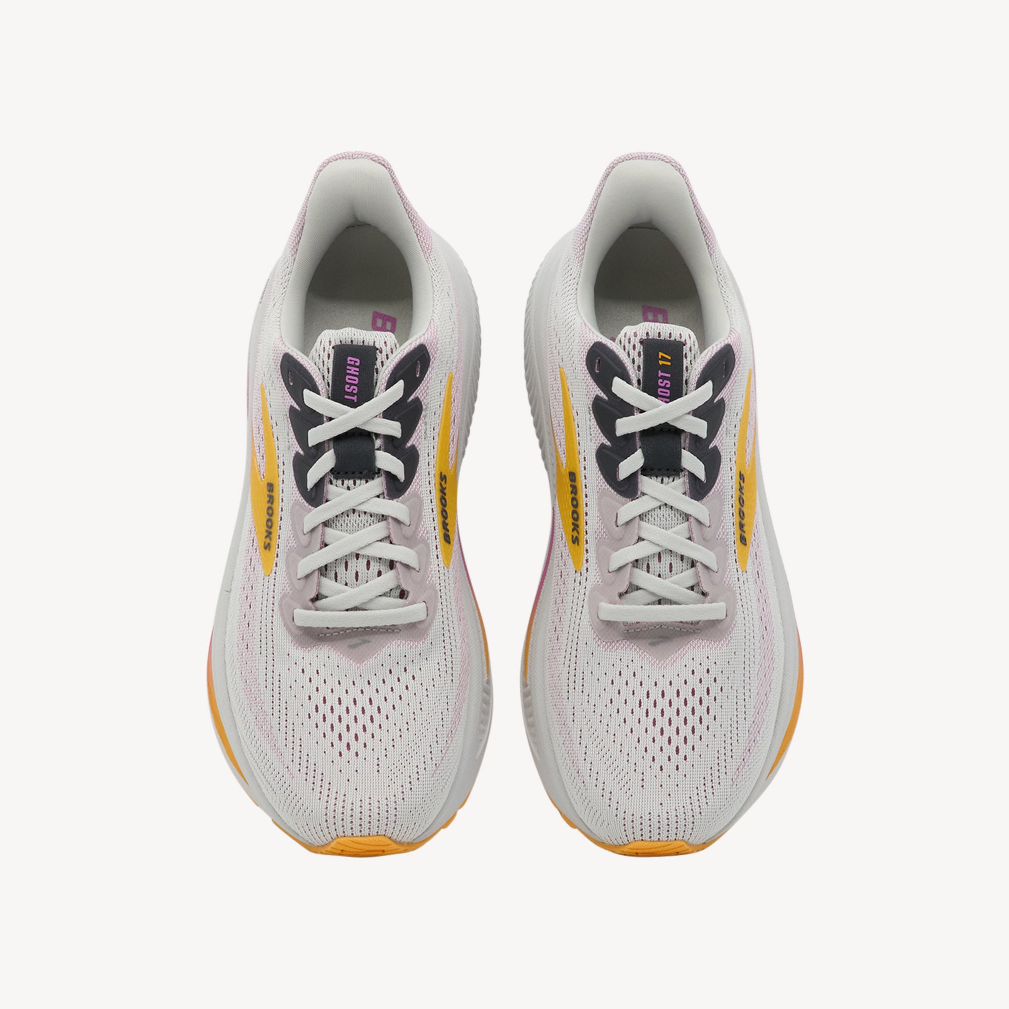 Brooks Ghost 17 Oyster / Apricot / Pink Womens