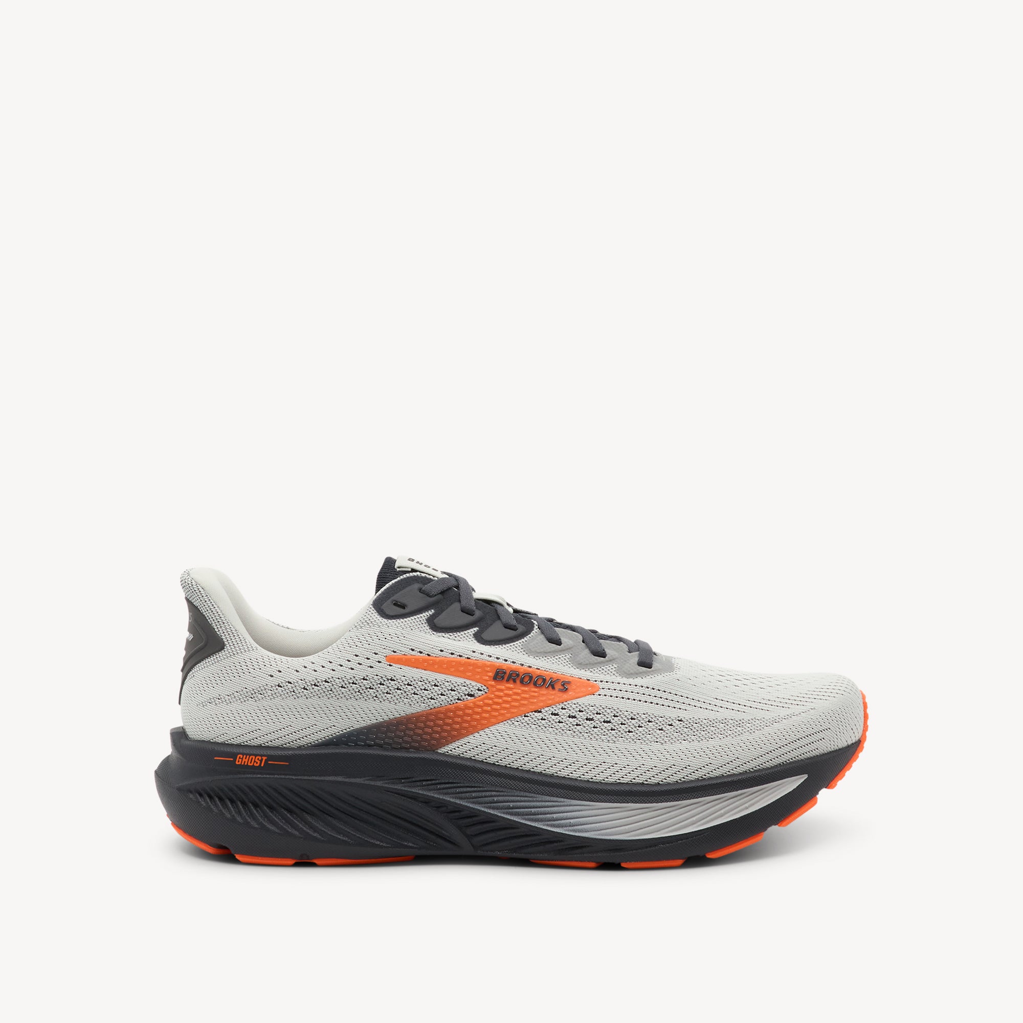 Brooks Ghost 17 features versatile cushioning at Profeet Footwear. CarbonNeutral® trainer with nitrogen-infused technology for smooth reliable ride.