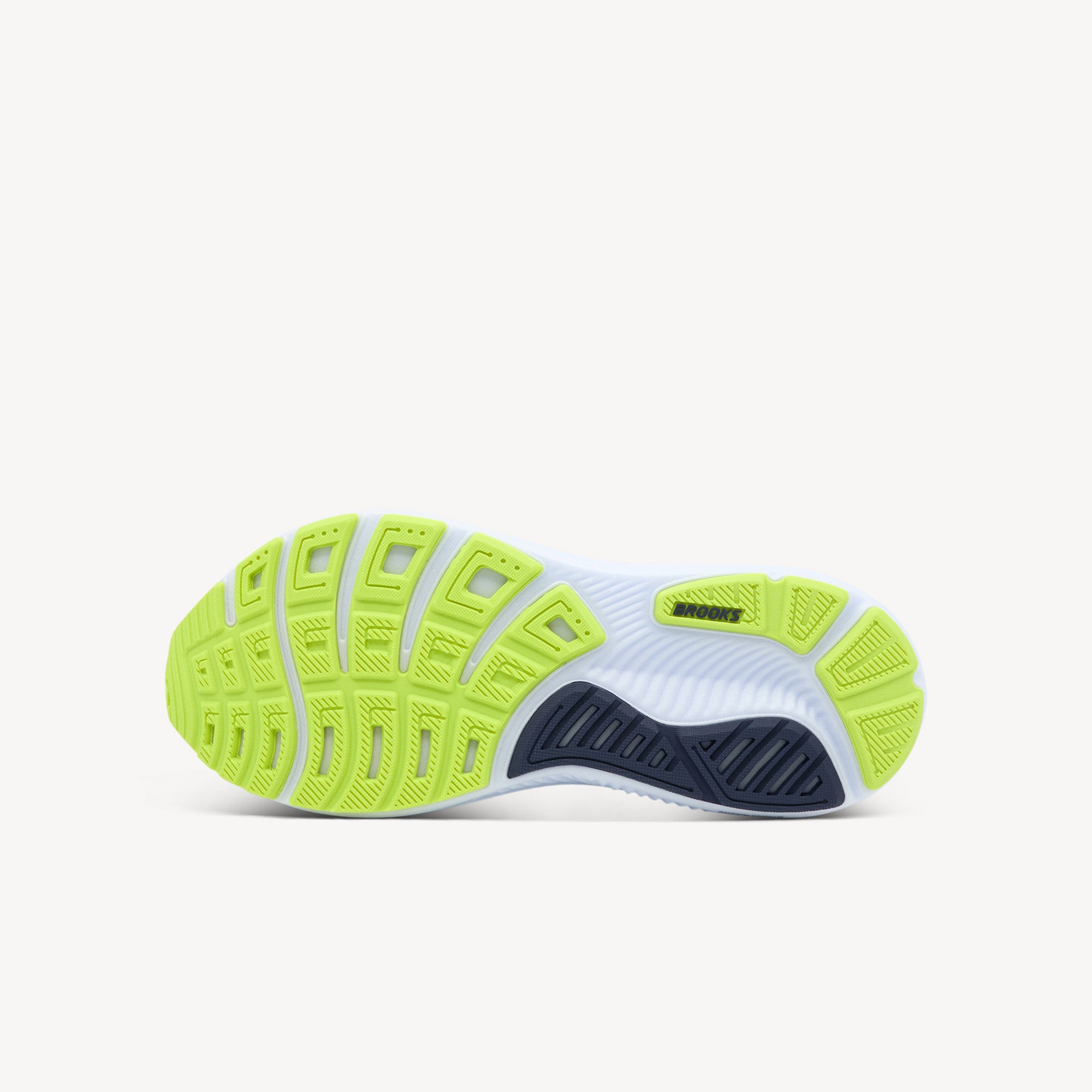 Brooks Ghost 17 Peacoat / Lime / Blue Mens
