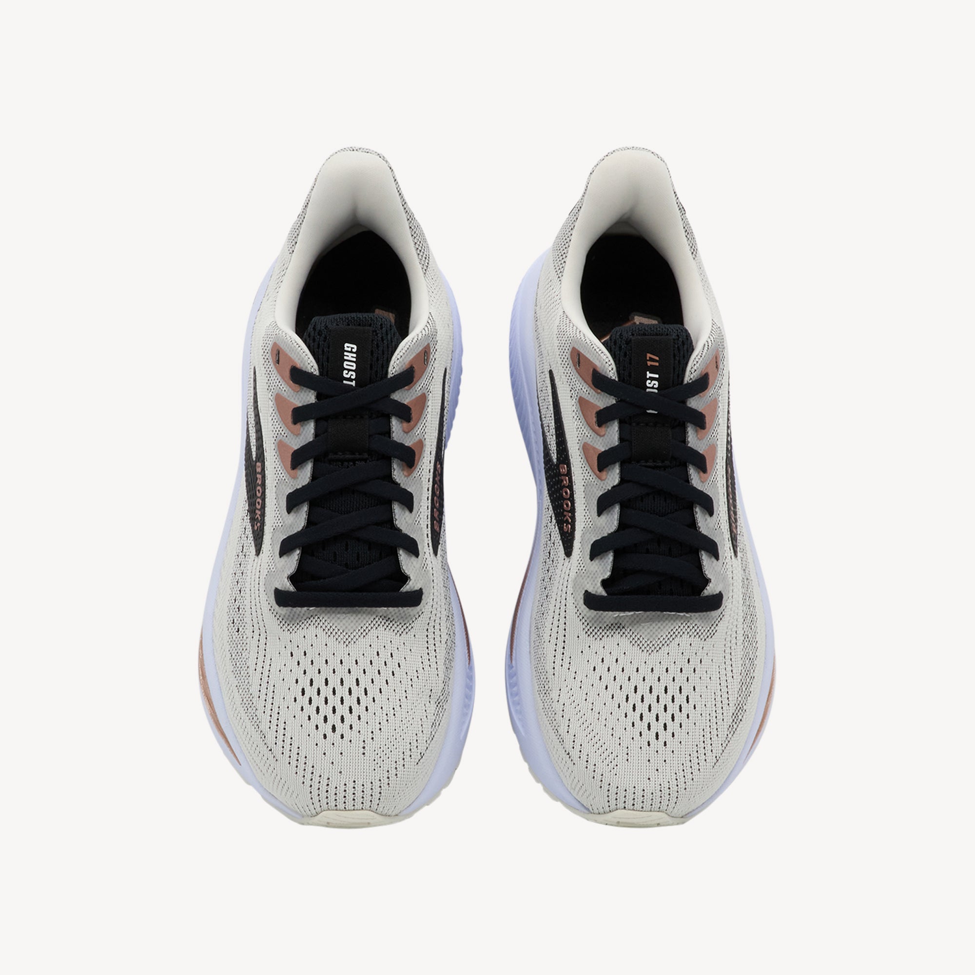 Brooks Ghost 17 White / Black / Rose Gold Womens