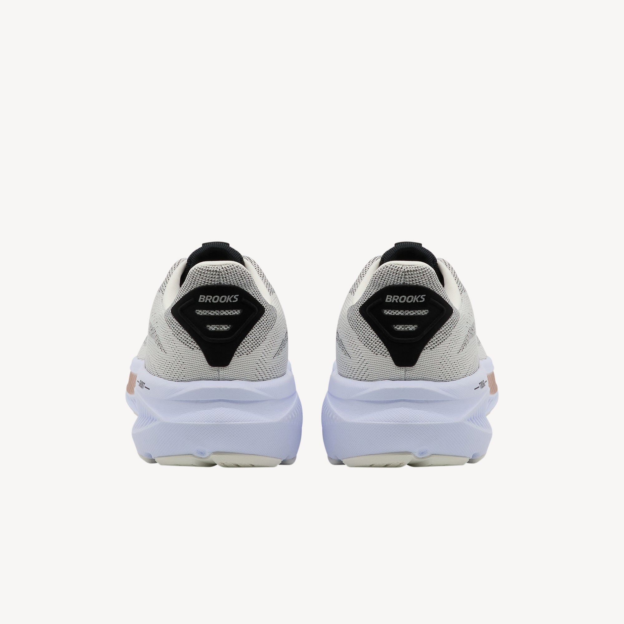 Brooks Ghost 17 White / Black / Rose Gold Womens