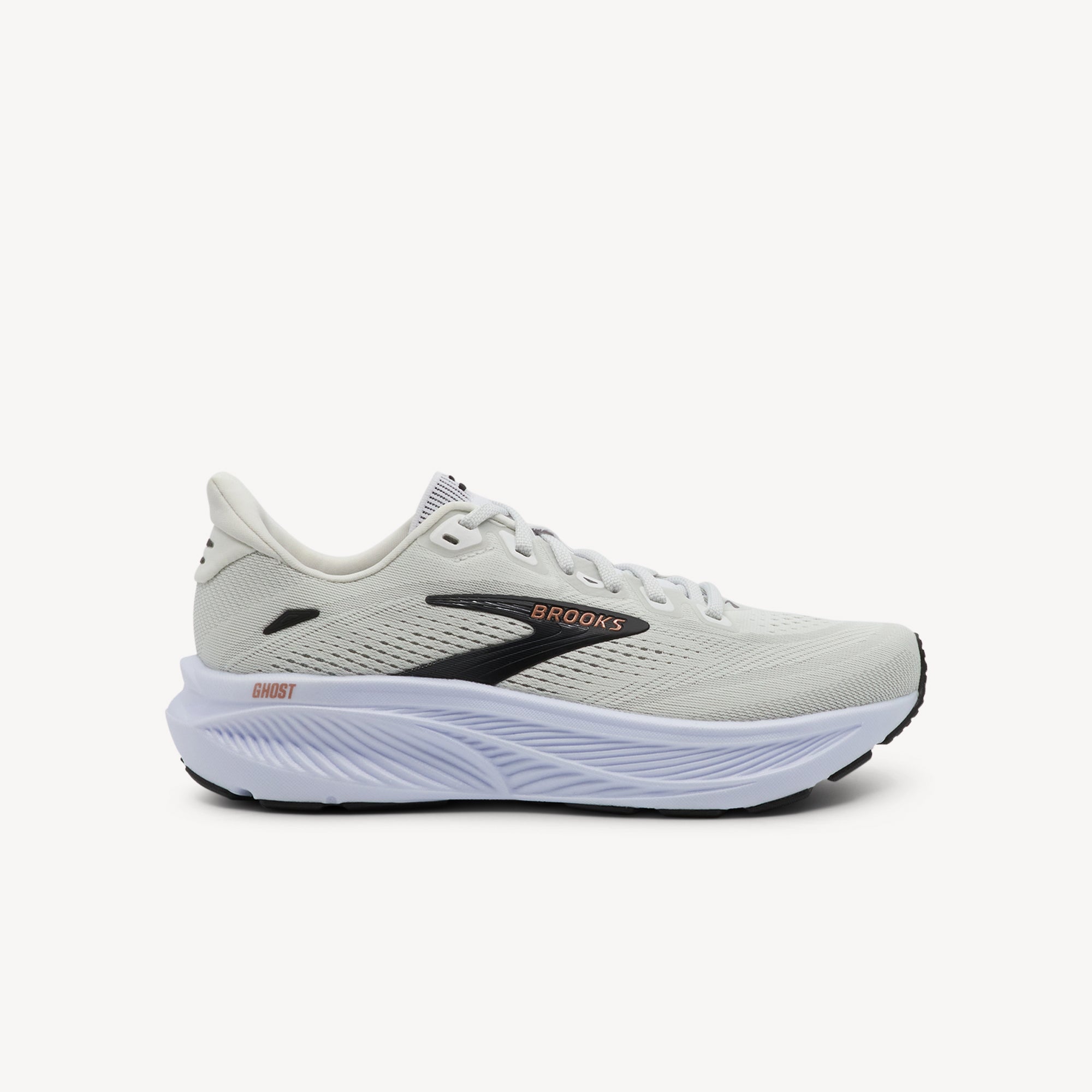 BROOKS GHOST 18 features soft smooth balanced cushioning and optimal comfort at Profeet Footwear. Daily training shoe for women. Expert-fitted.