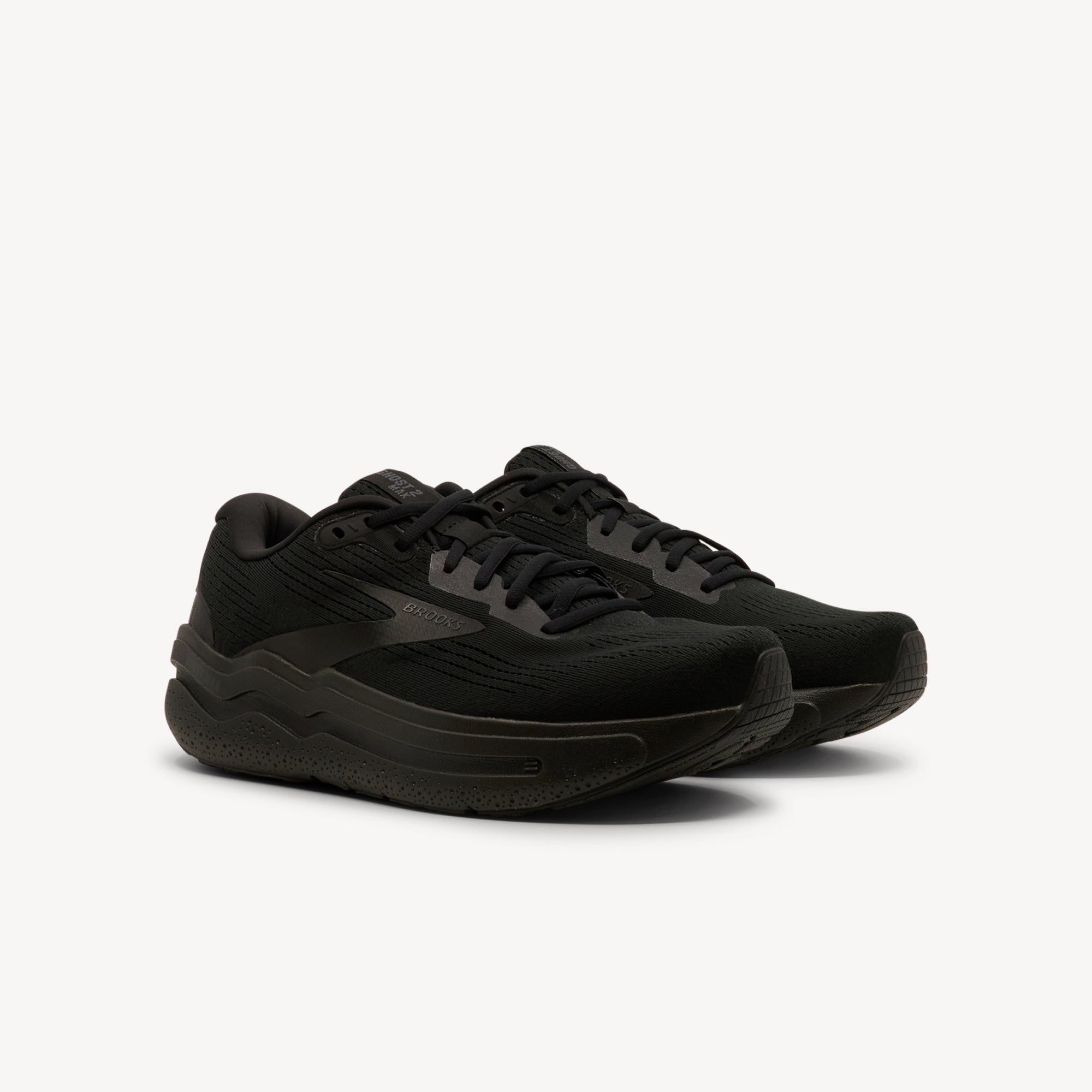 Brooks Ghost Max 2 Black / Black / Ebony Mens