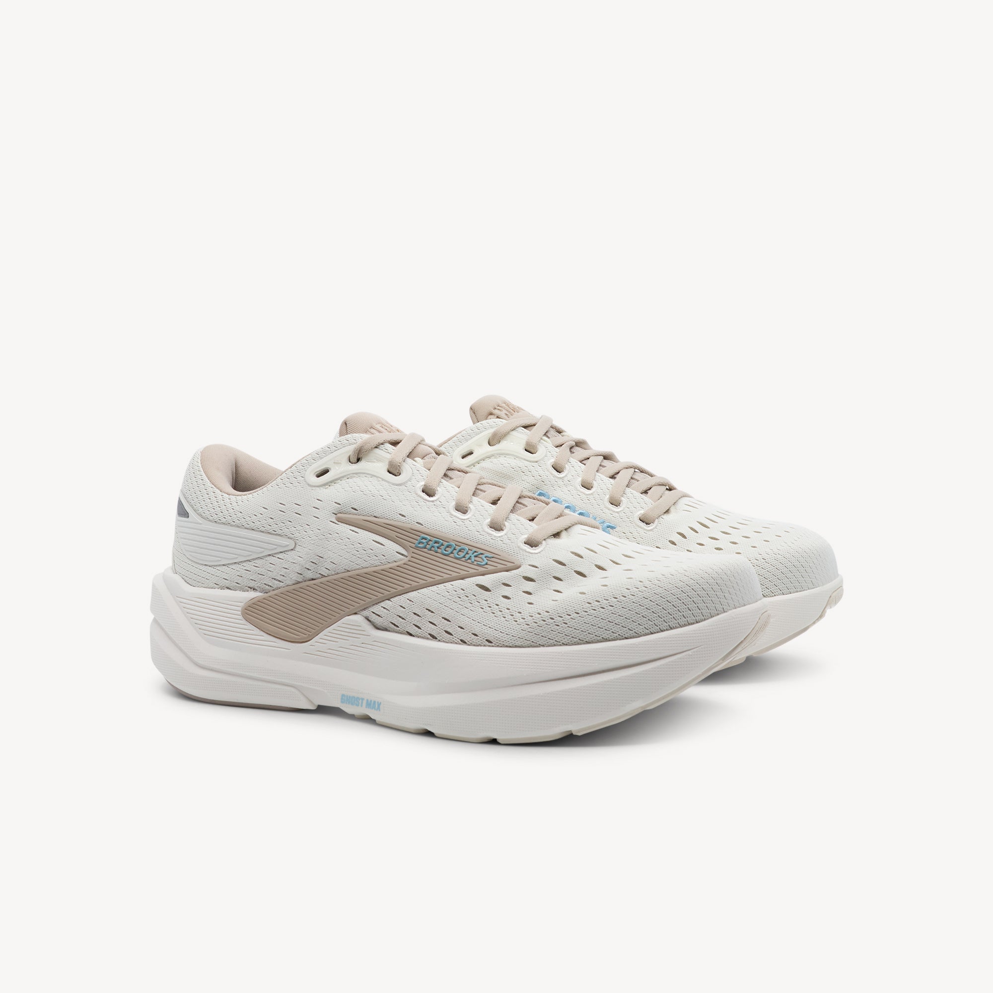 Brooks Ghost Max 3 Coconut / Chateau Grey / Blue Womens