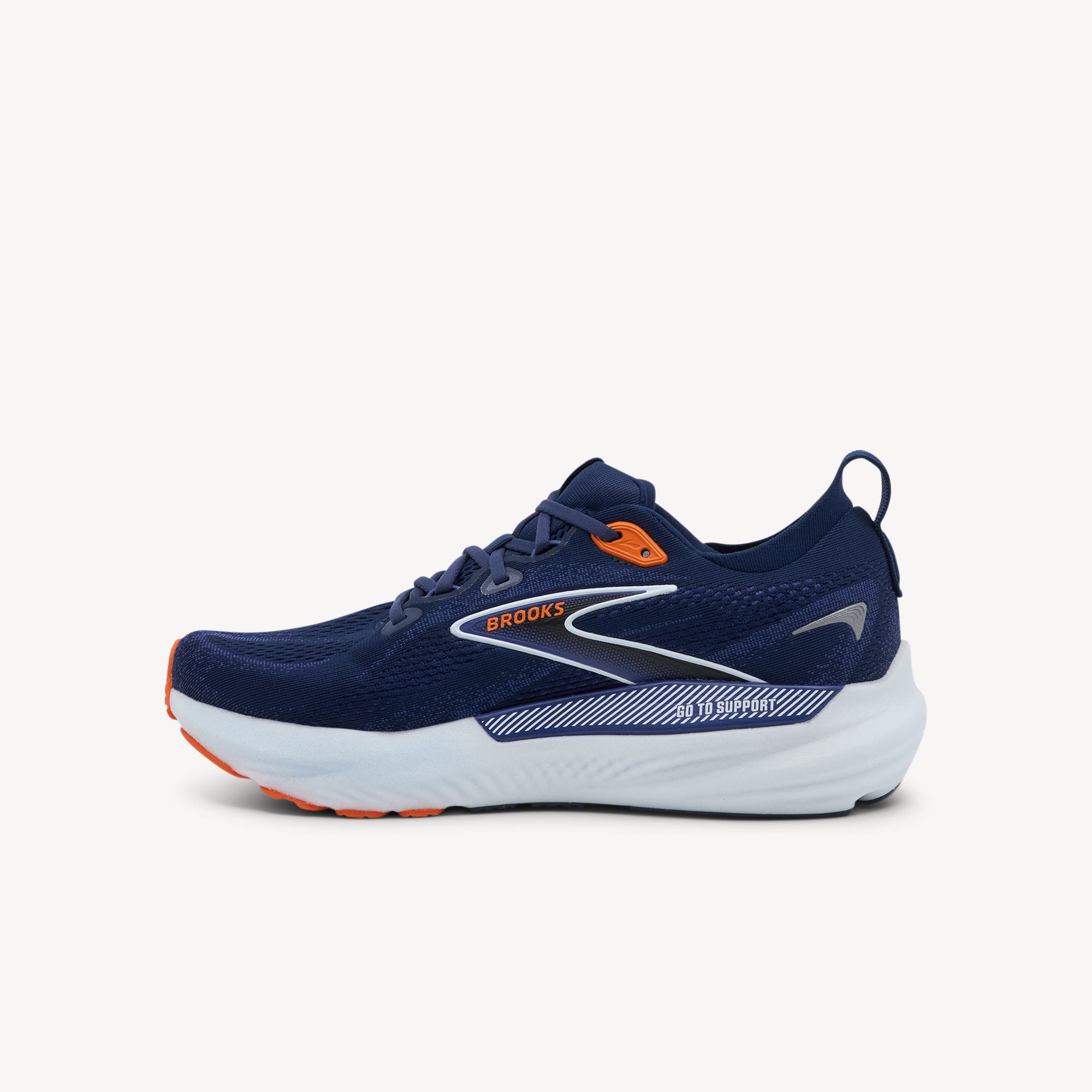 Brooks Glycerin GTS 22 Peacoat / Blue Ribbon / Orange Mens
