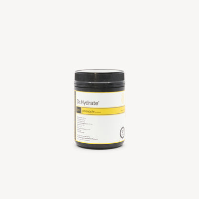 DR HYDRATE features scientifically balanced hydration formula at Profeet Footwear. Purpose-built performance drink. Expert-fitted.