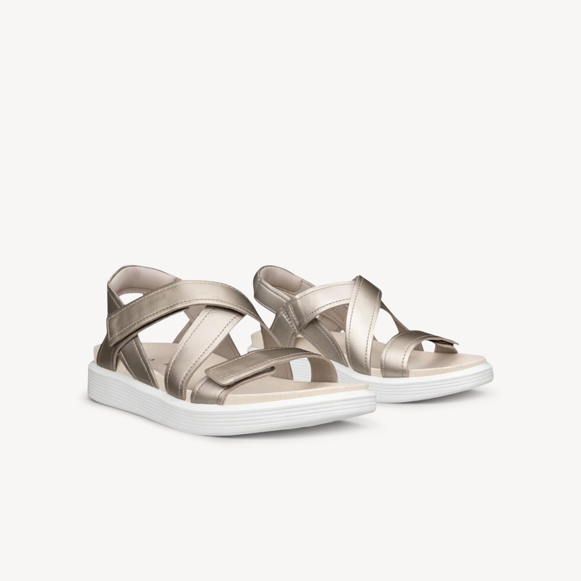 Ecco Soft Sandal Cross Strap Pure Cashmere Womens