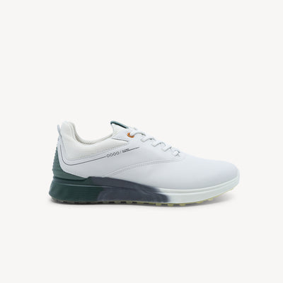 Ecco Golf S-Three features waterproof leather and advanced traction at Profeet Footwear. High-performance golf shoe for serious players. Shop now.