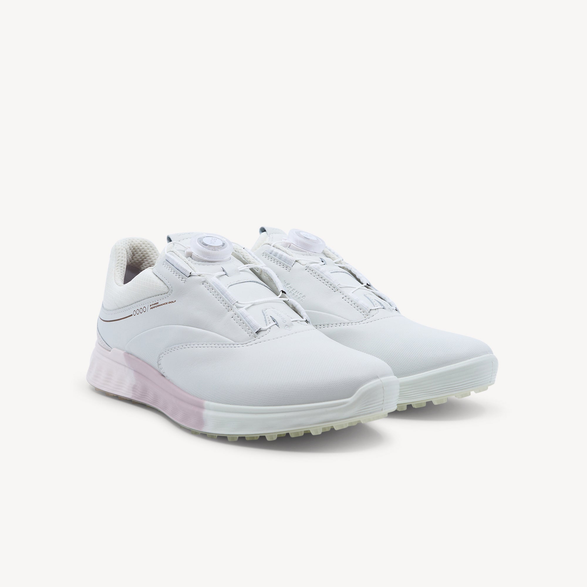 Ecco Golf S-Three BOA White / Delicacy / White Womens