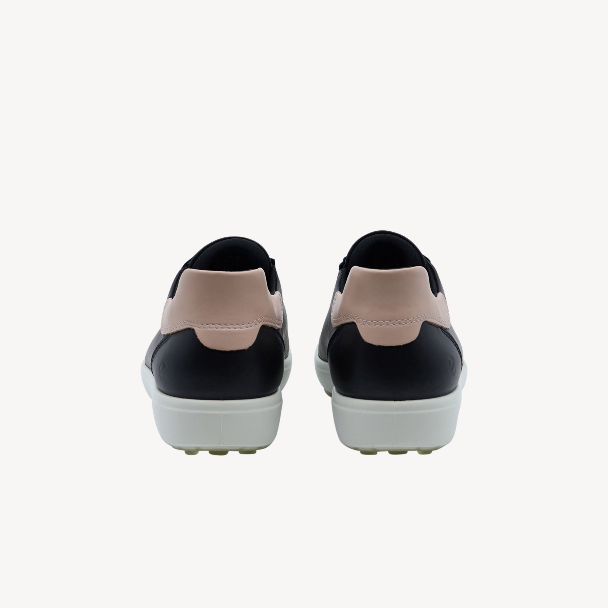 Ecco Soft 7 Easy Slip Lace Black / Rose Dust Womens