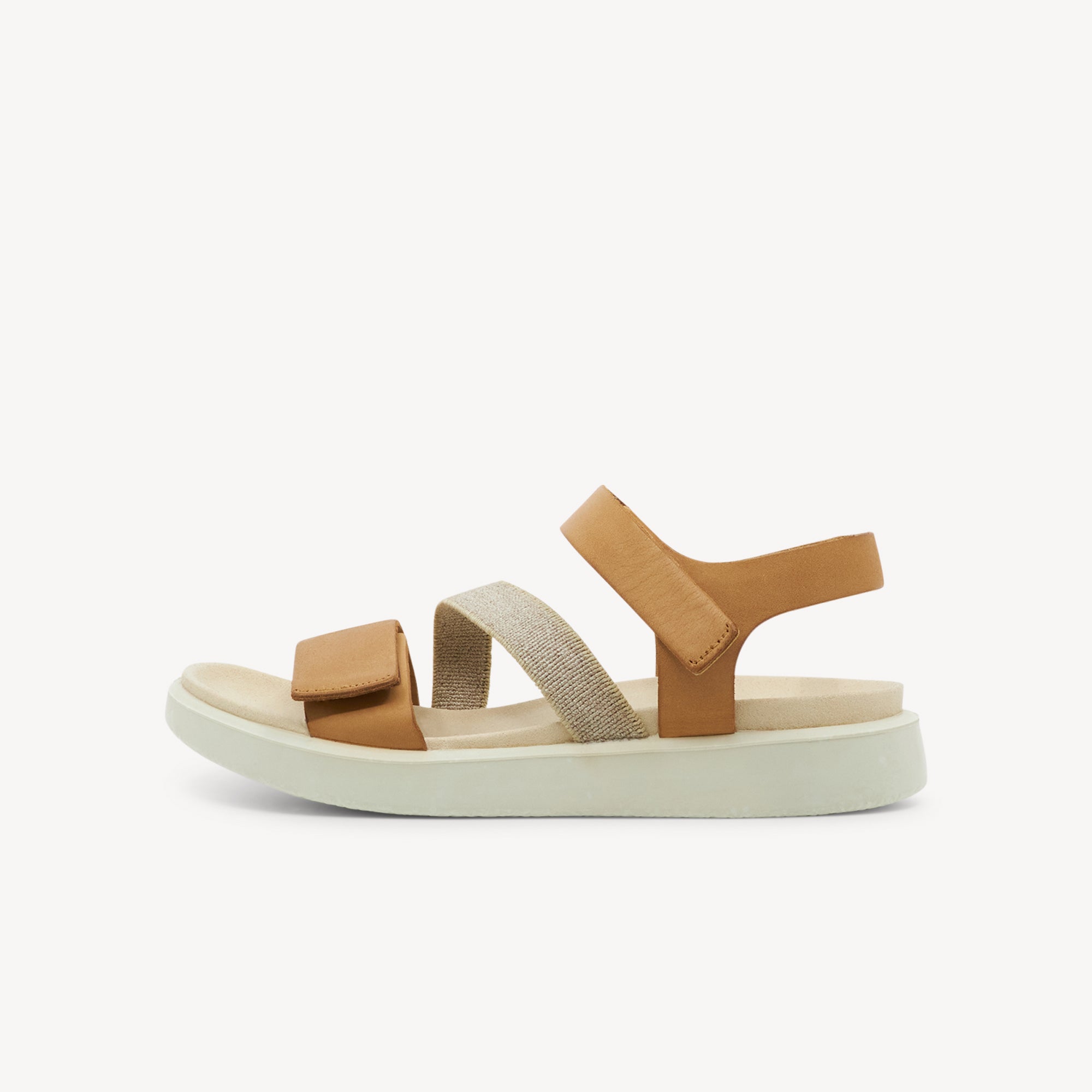 Ecco Flowt Flat Sandal Lion Womens