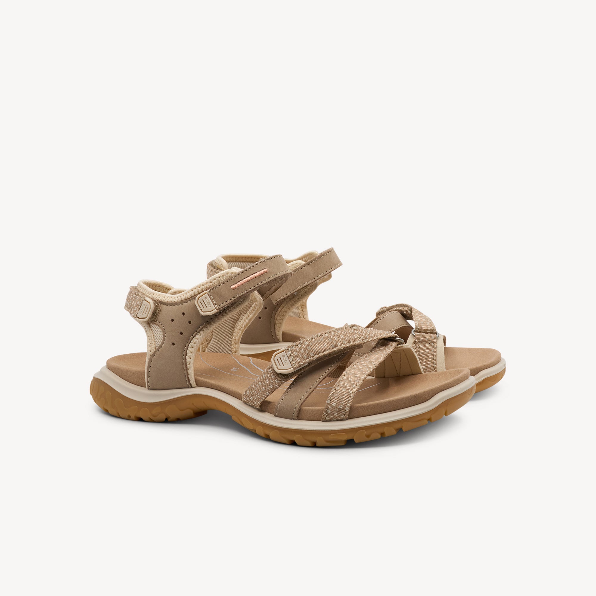 Ecco Offroad Roam Sandal Nude / Limestone Womens