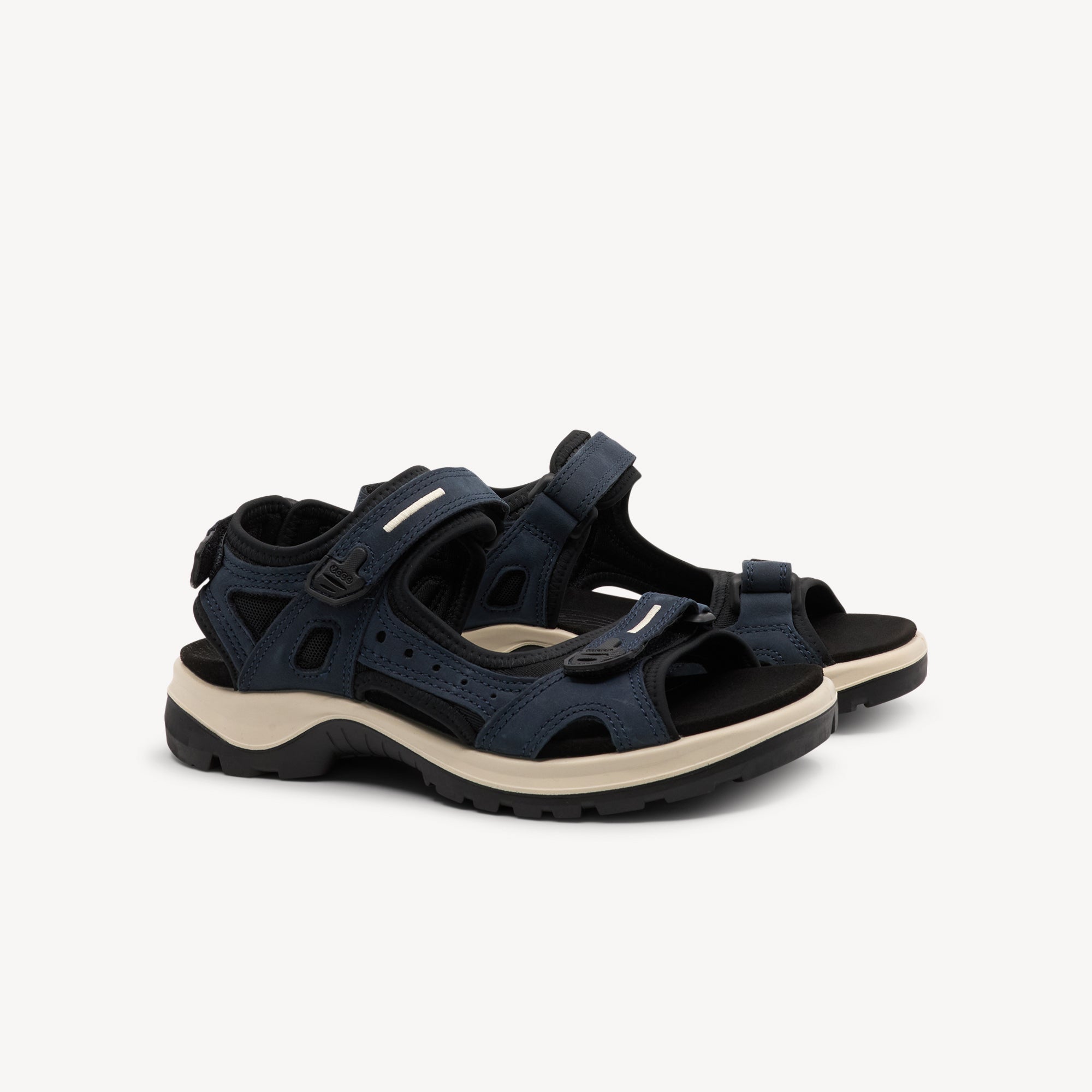 Side view of Ecco Offroad Sandal features 3-point adjustability at Profeet Footwear. Durable outdoor sandal with EVA footbed for trail and everyday wear. Shop now.