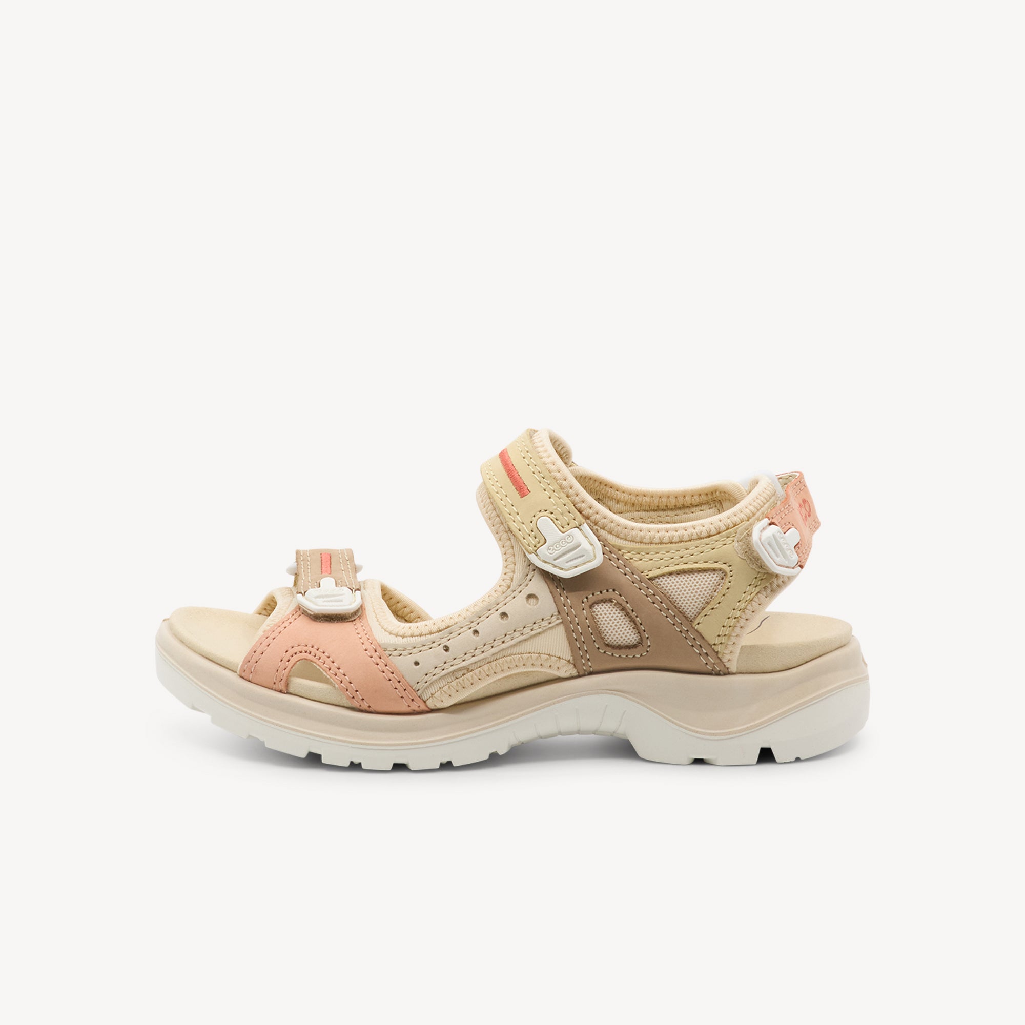 Ecco Offroad Sandal Multicolor Straw Womens